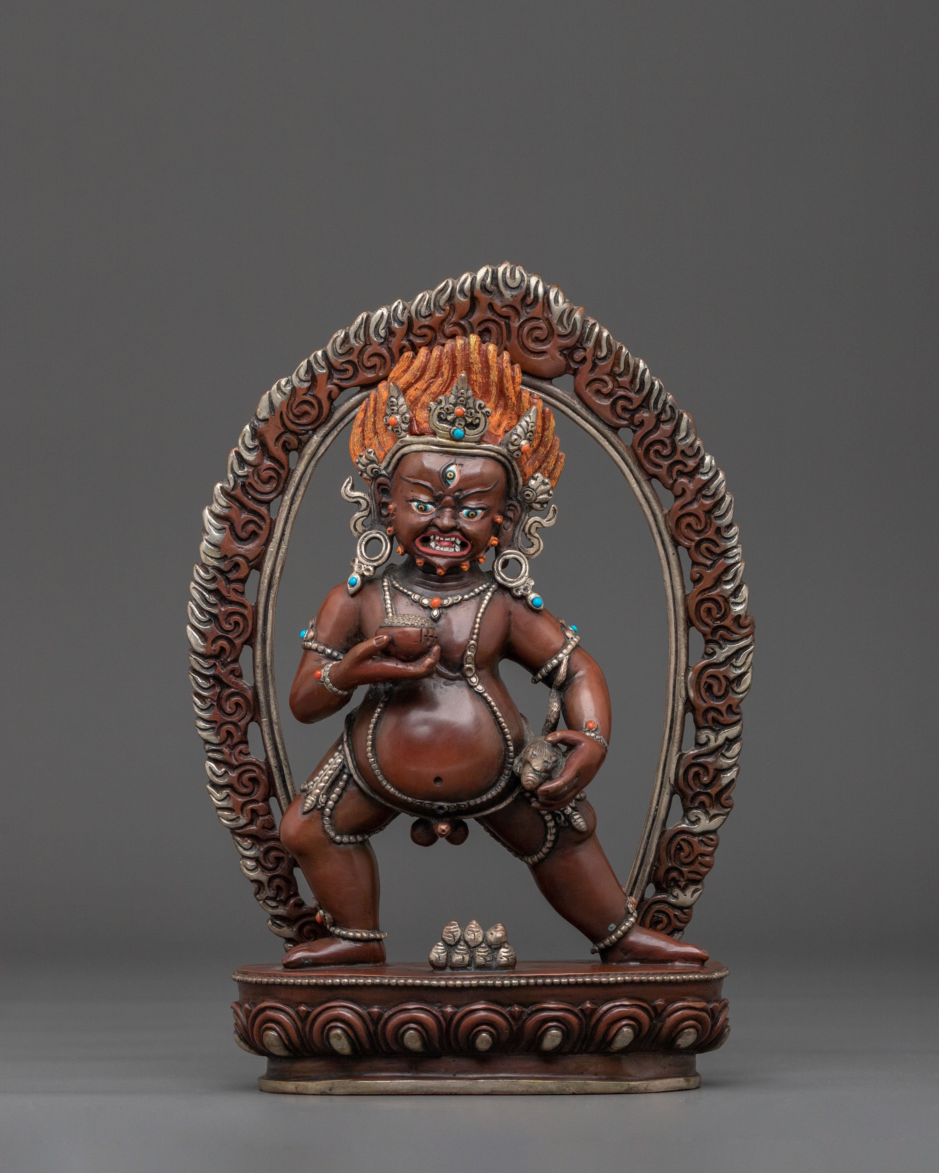 Black Dzambhala Statue 