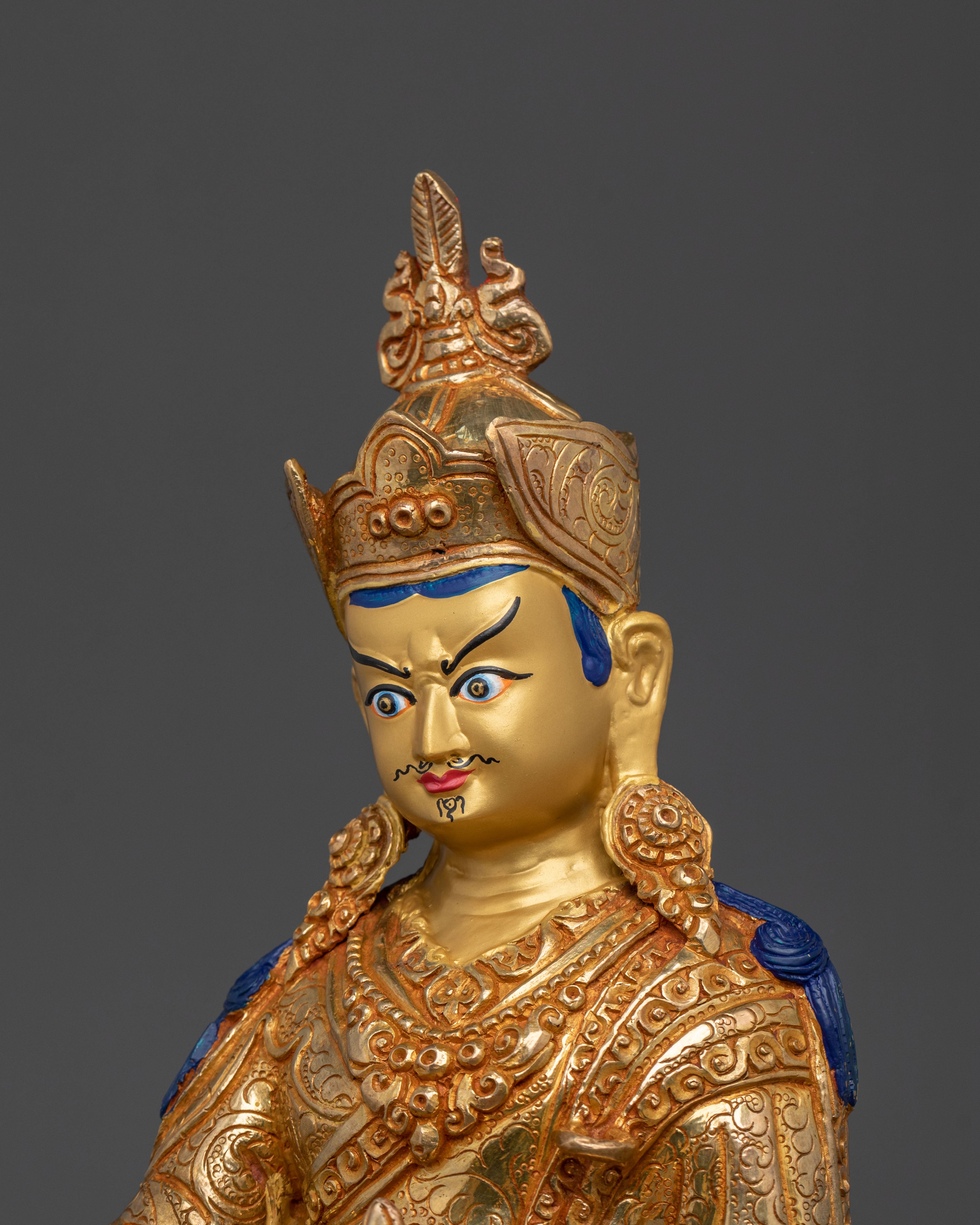 Guru Padmasambhava Himalayan Statue | Home Decor