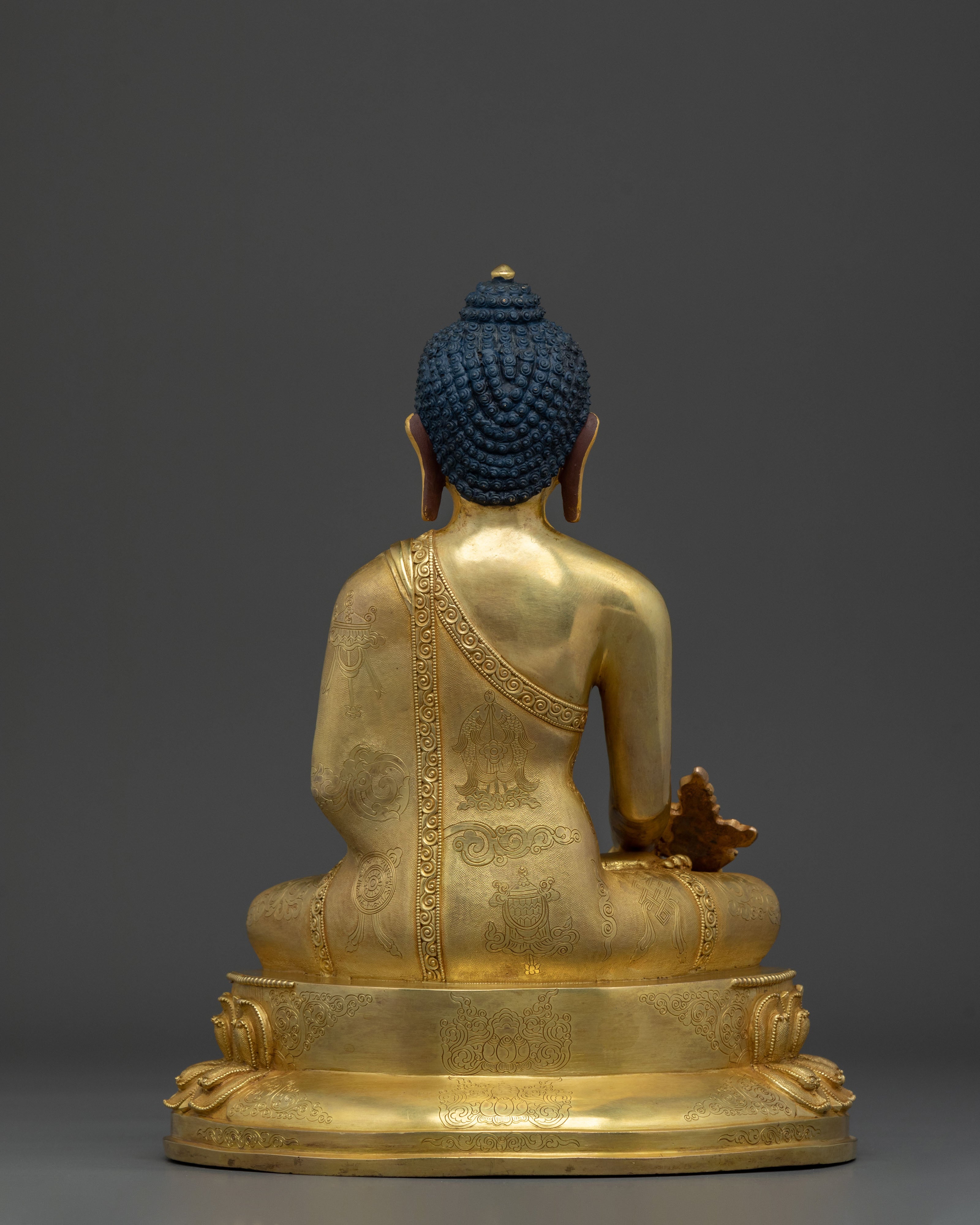 Bhaiṣajyaguru Sculpture for Healing:  Sacred Altar Decor