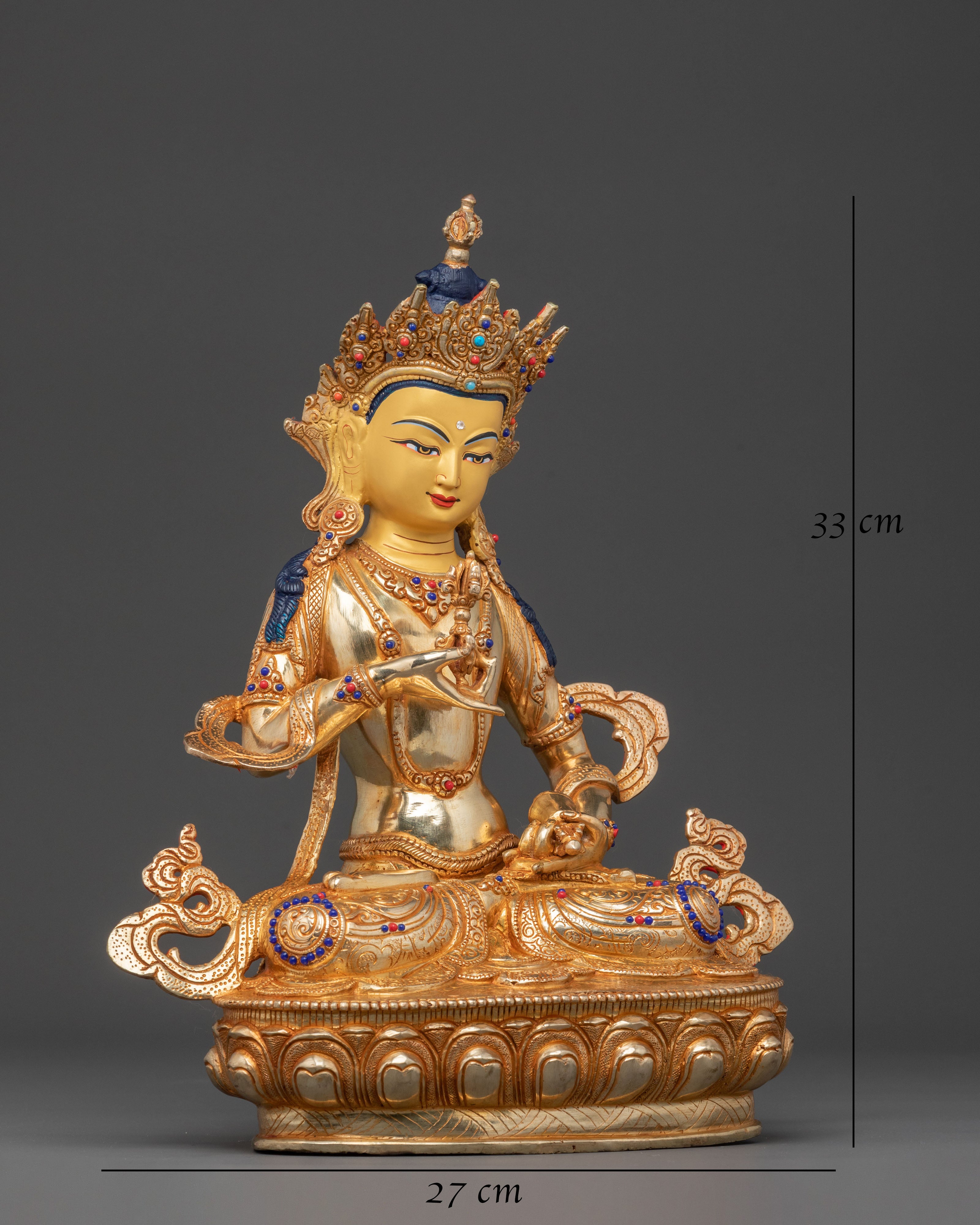 Vajrasattva Spiritual Statue: Buddha of Cleansing Karma