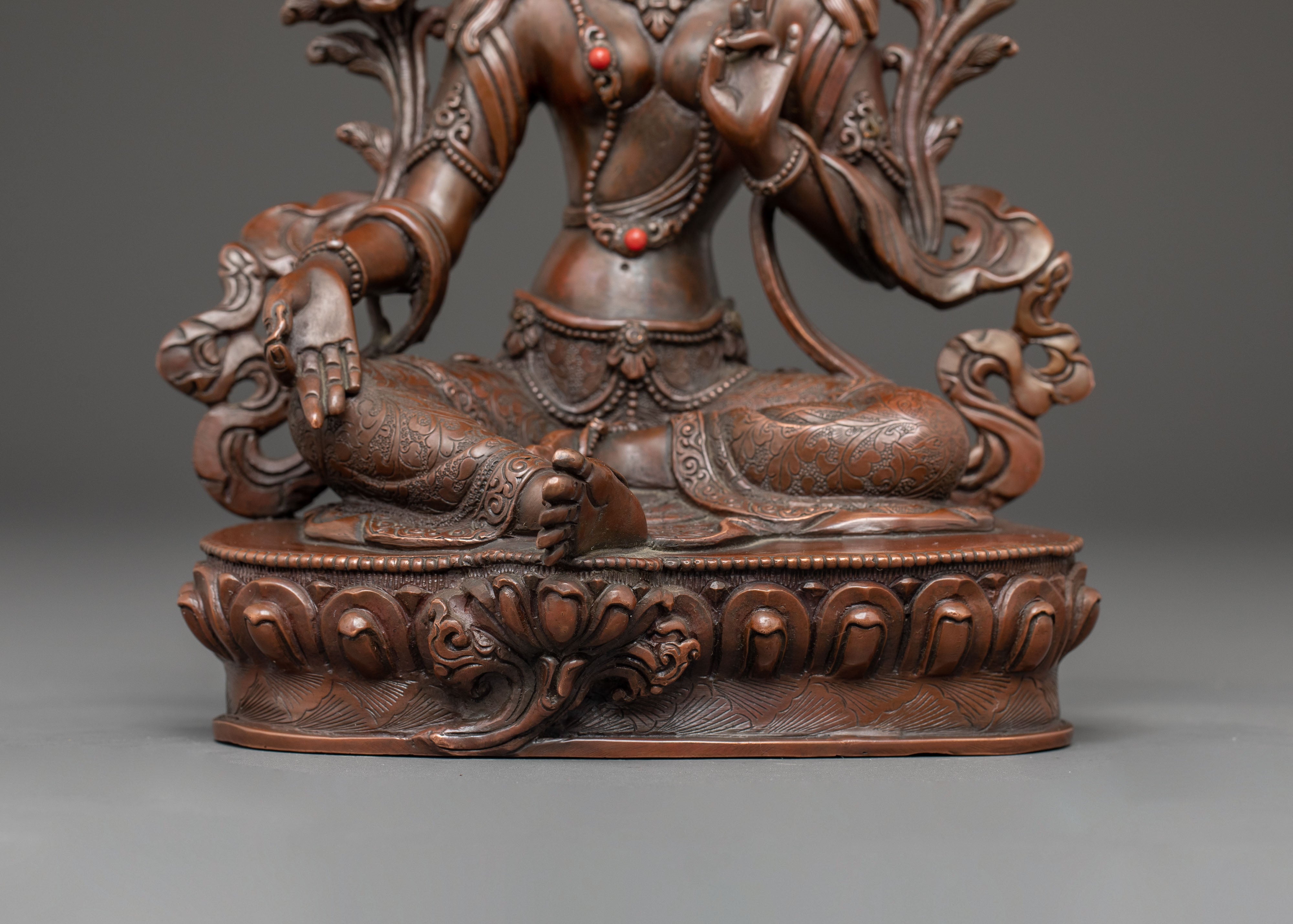 Shyama Tara Copper Statue | Mother of Liberation