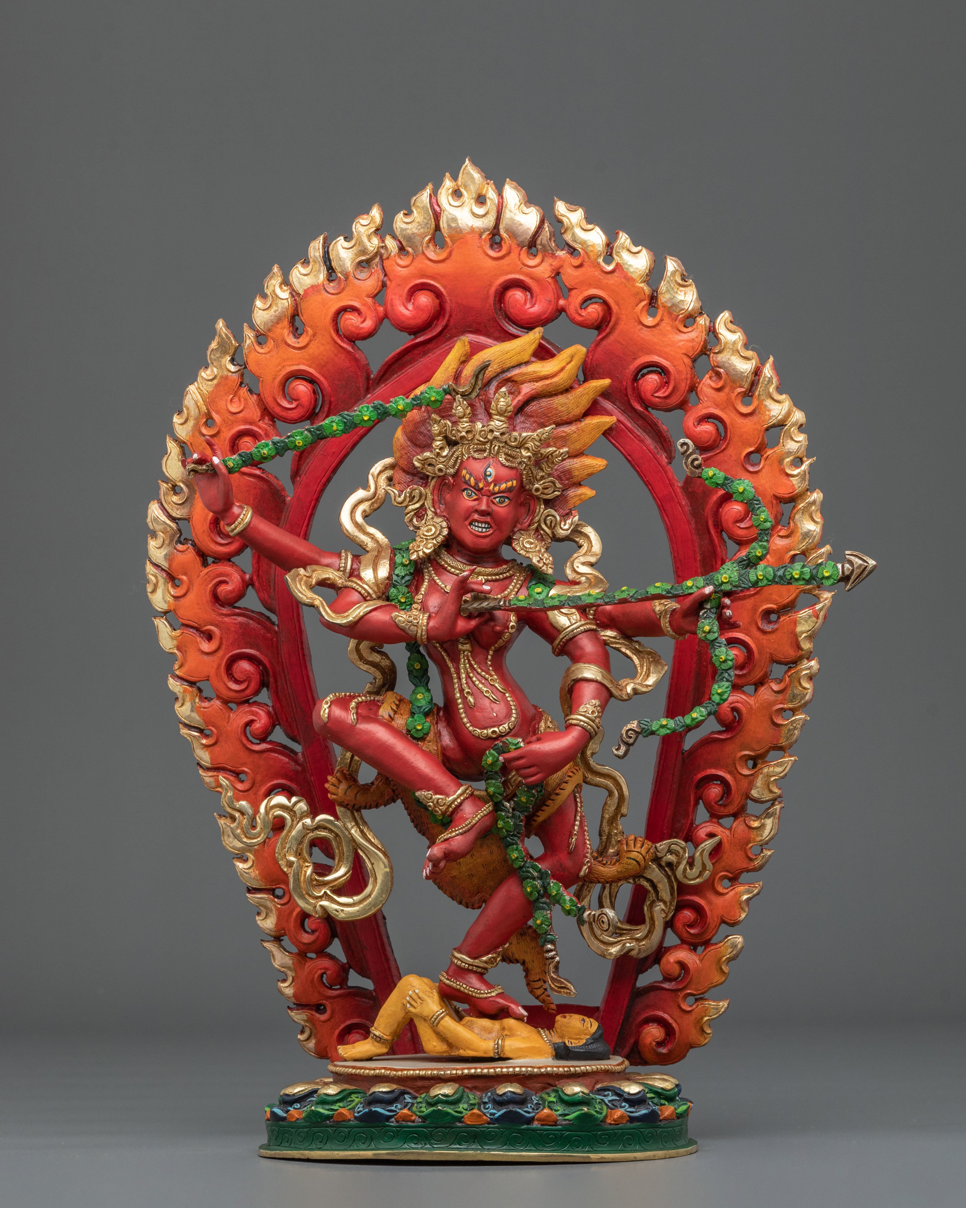 Kurukulla "Red Tara" Sculpture | Handcrafted Devotional Figurine
