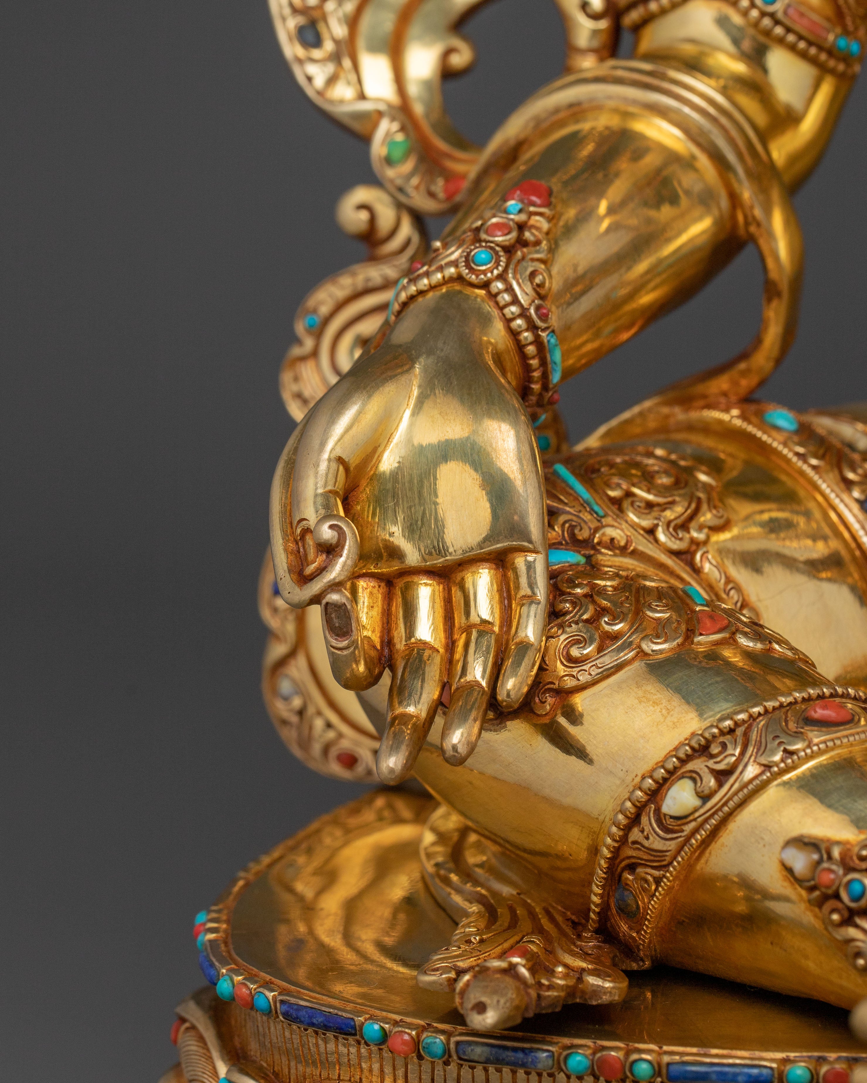 Green Tara Spiritual Statue | Tibetan Buddhist Goddess