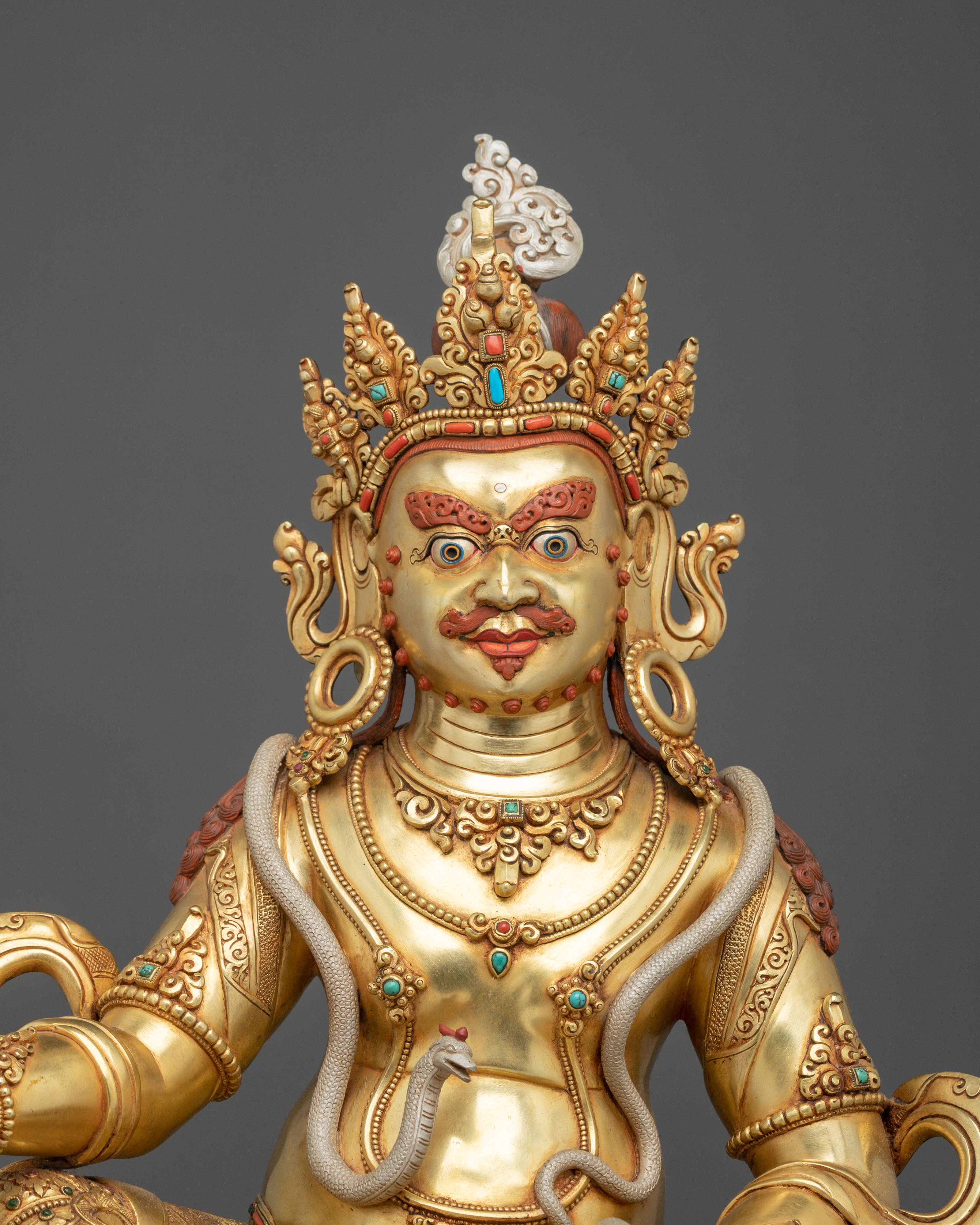 Traditional Himalayan Dzambhala Statue | Home Decor