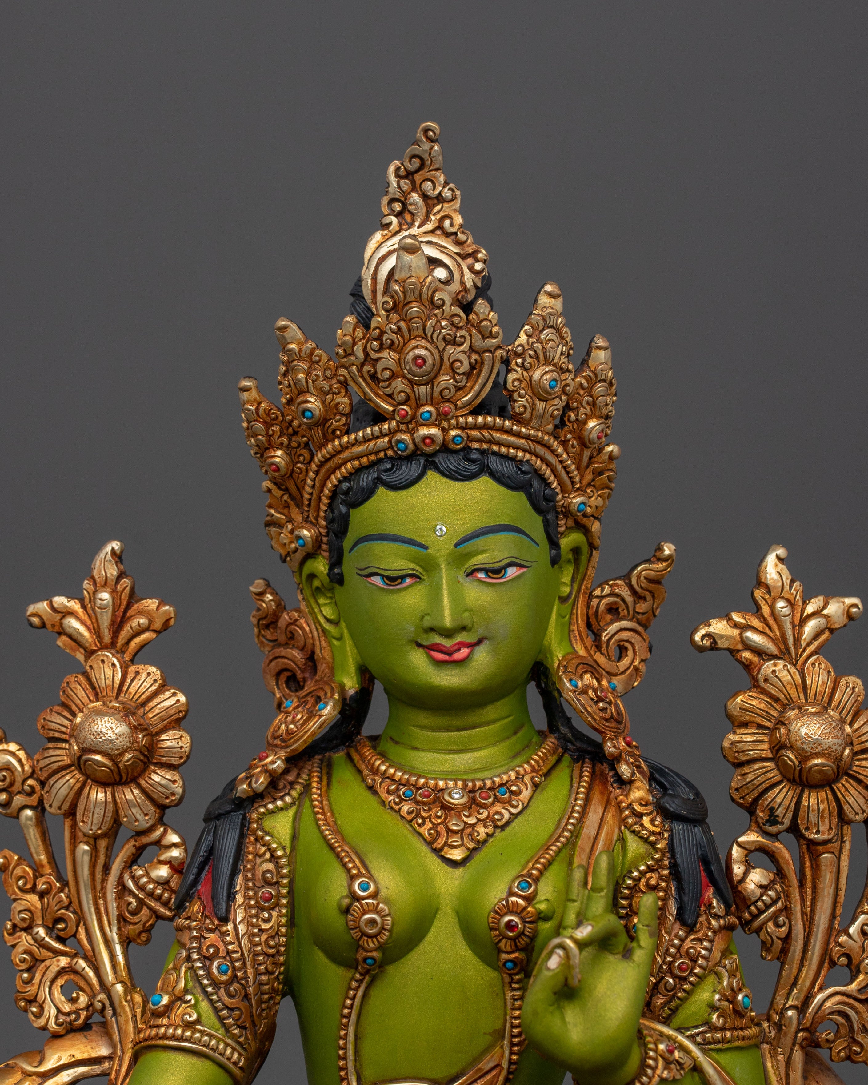 Goddess Shyama Tara Sacred Statue: Symbol of Compassion