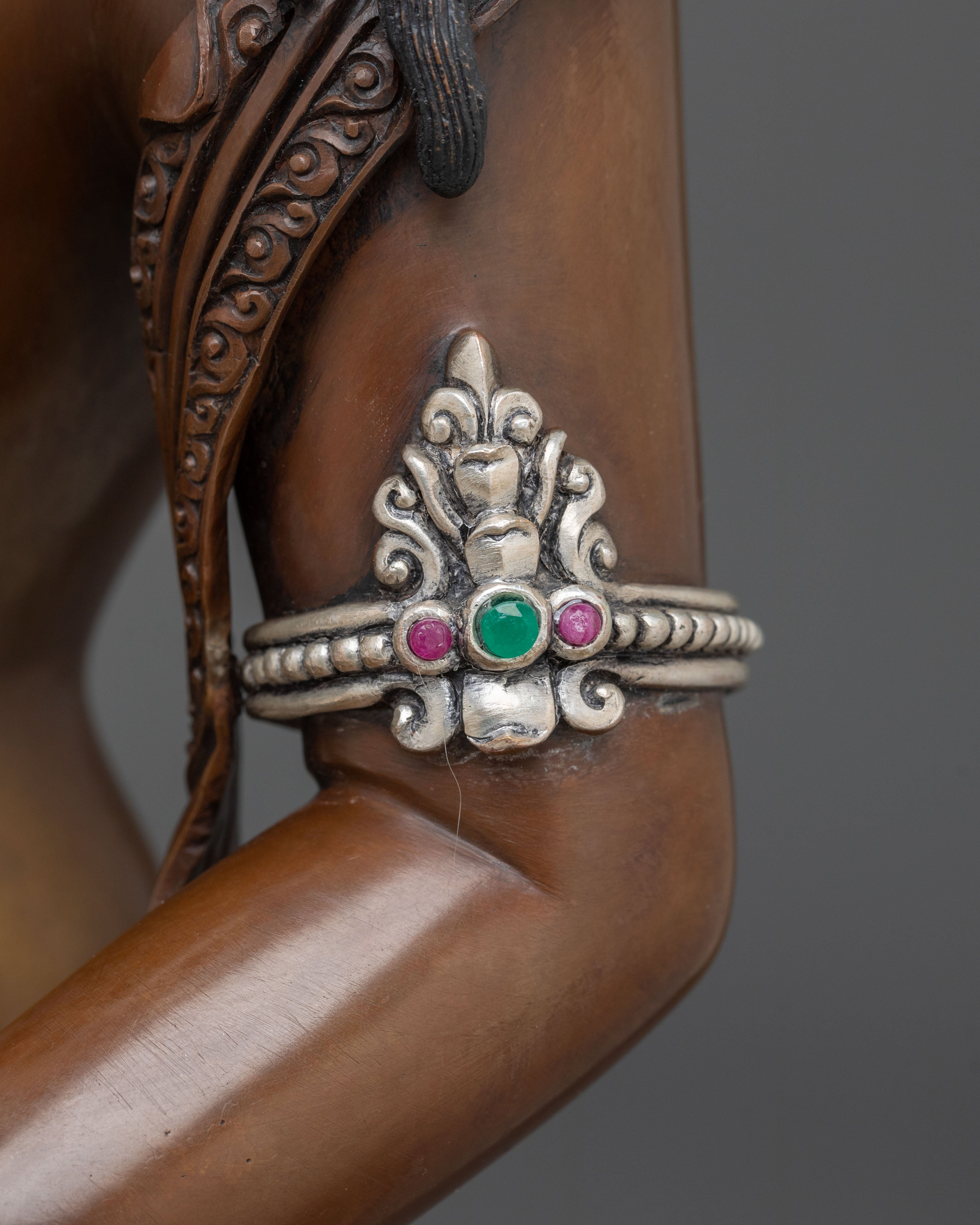 Vajrasattva Sculpture | Buddhist Purification Deity Figurine