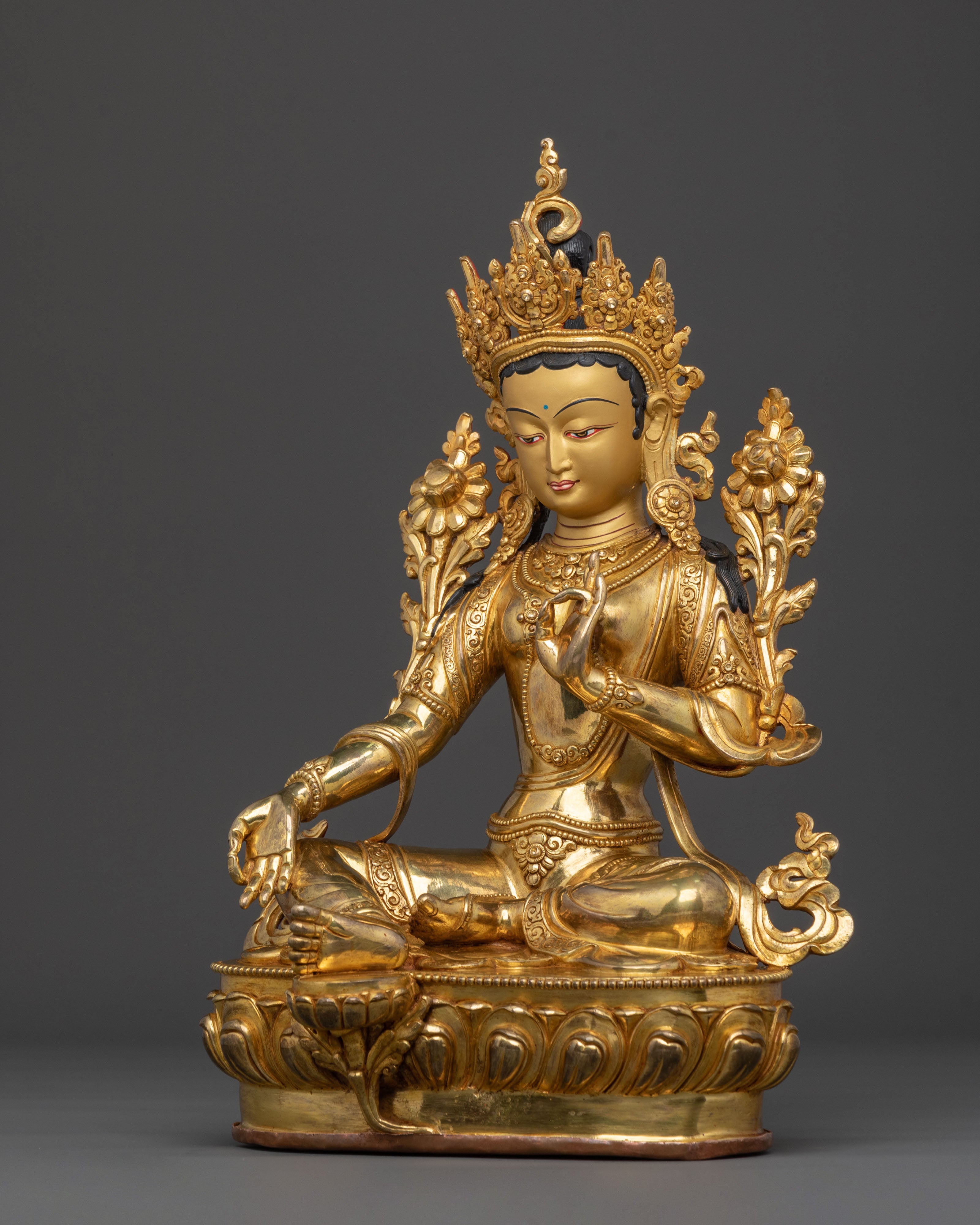 Green Tara Sacred Statue | Mother of All Buddhas