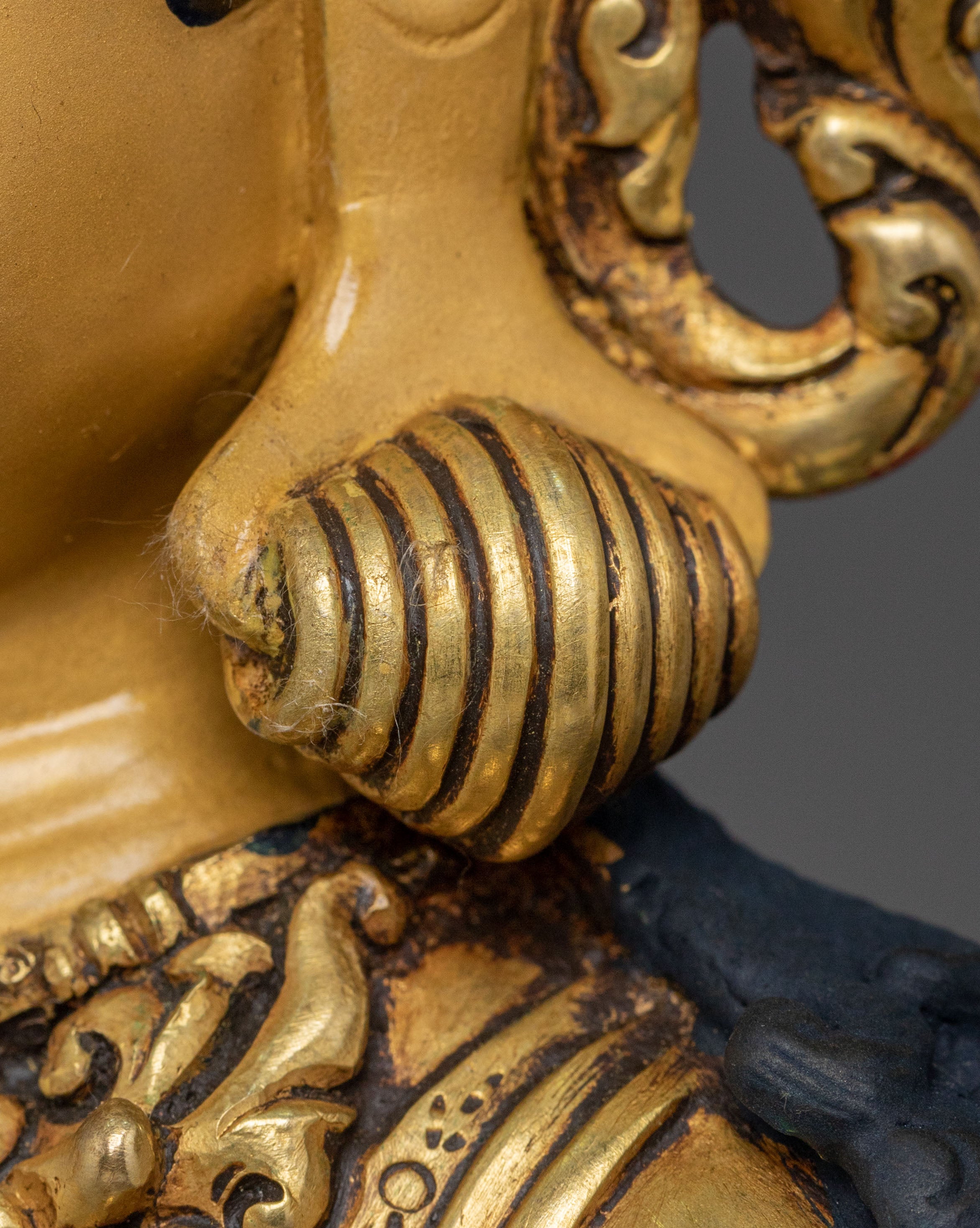 Green Tara Sacred Figurine on Throne | Home Decor