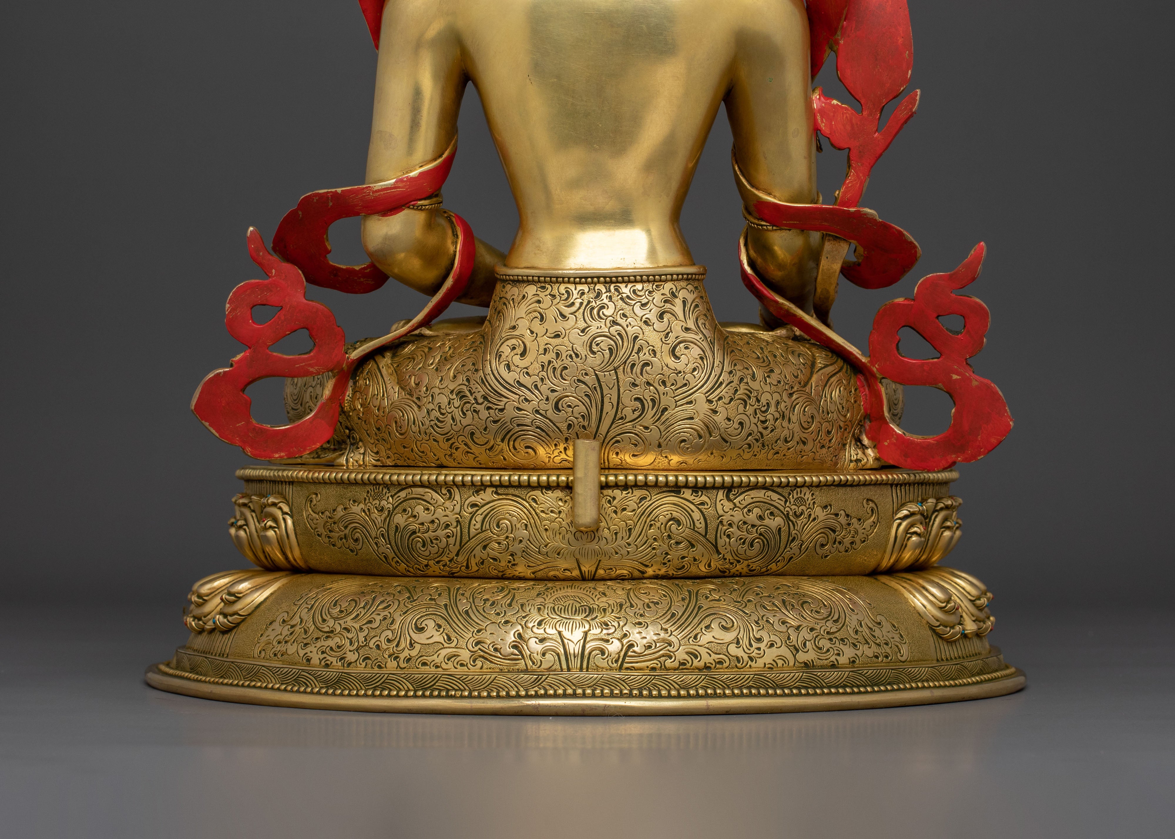 Handmade Kshitigarbha Sculpture | Himalayan Altar Decor