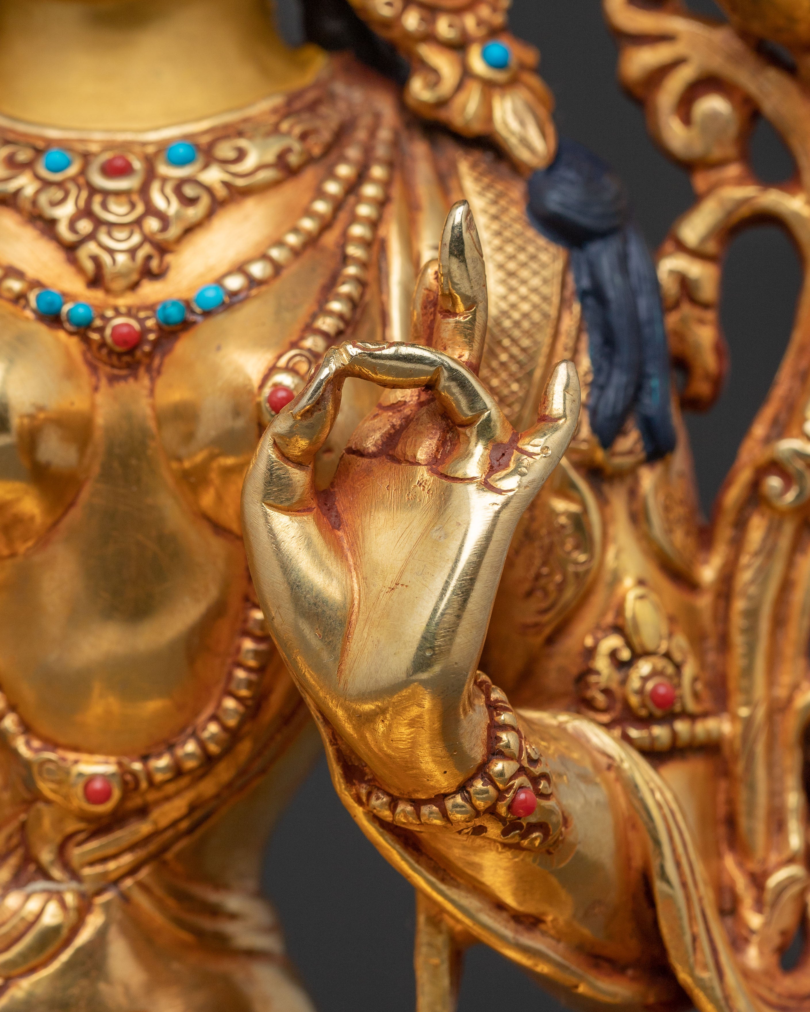 Green Tara Healing Handcrafted Statue | Goddess of Compassion