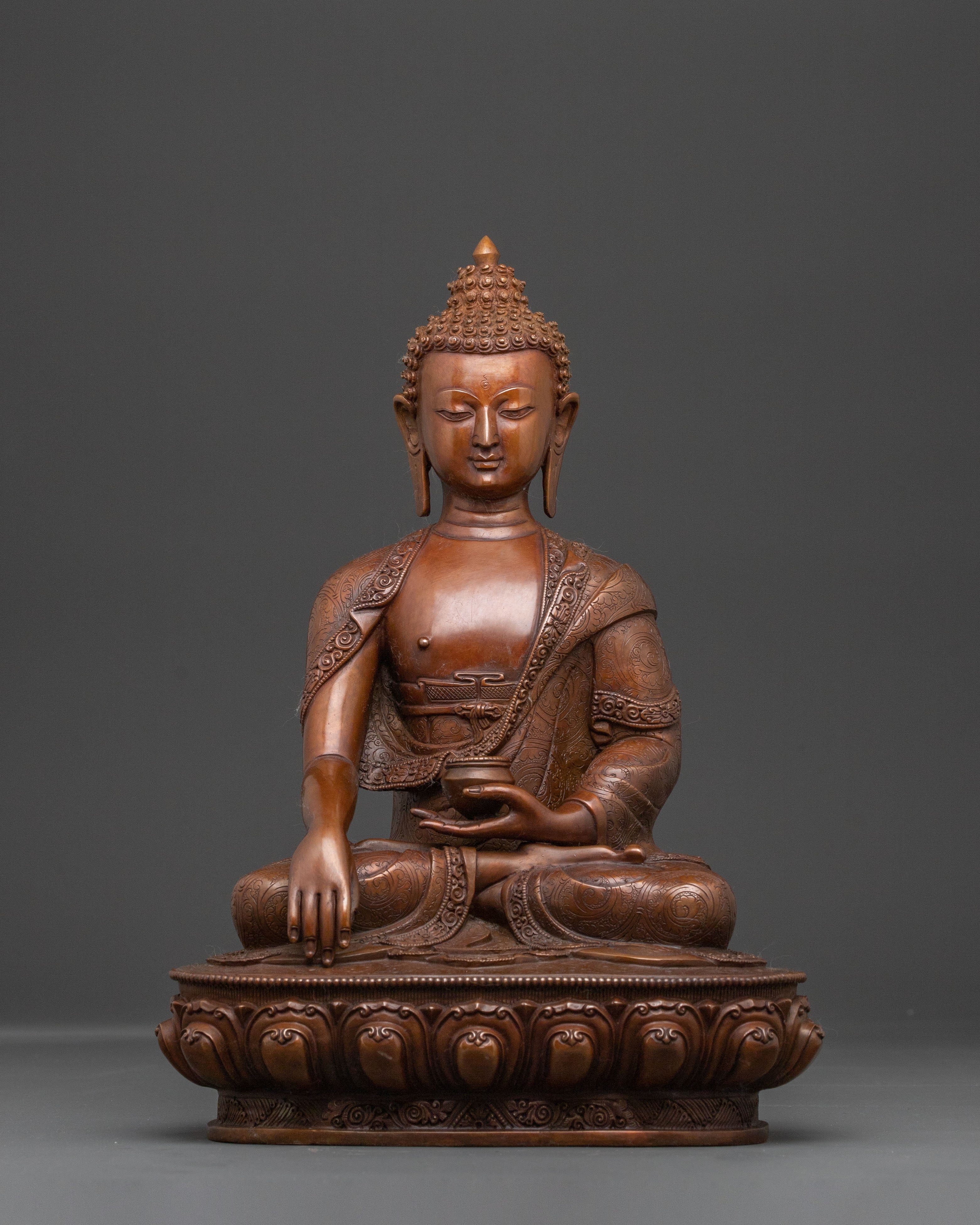 Shakyamuni Buddha Copper Statue