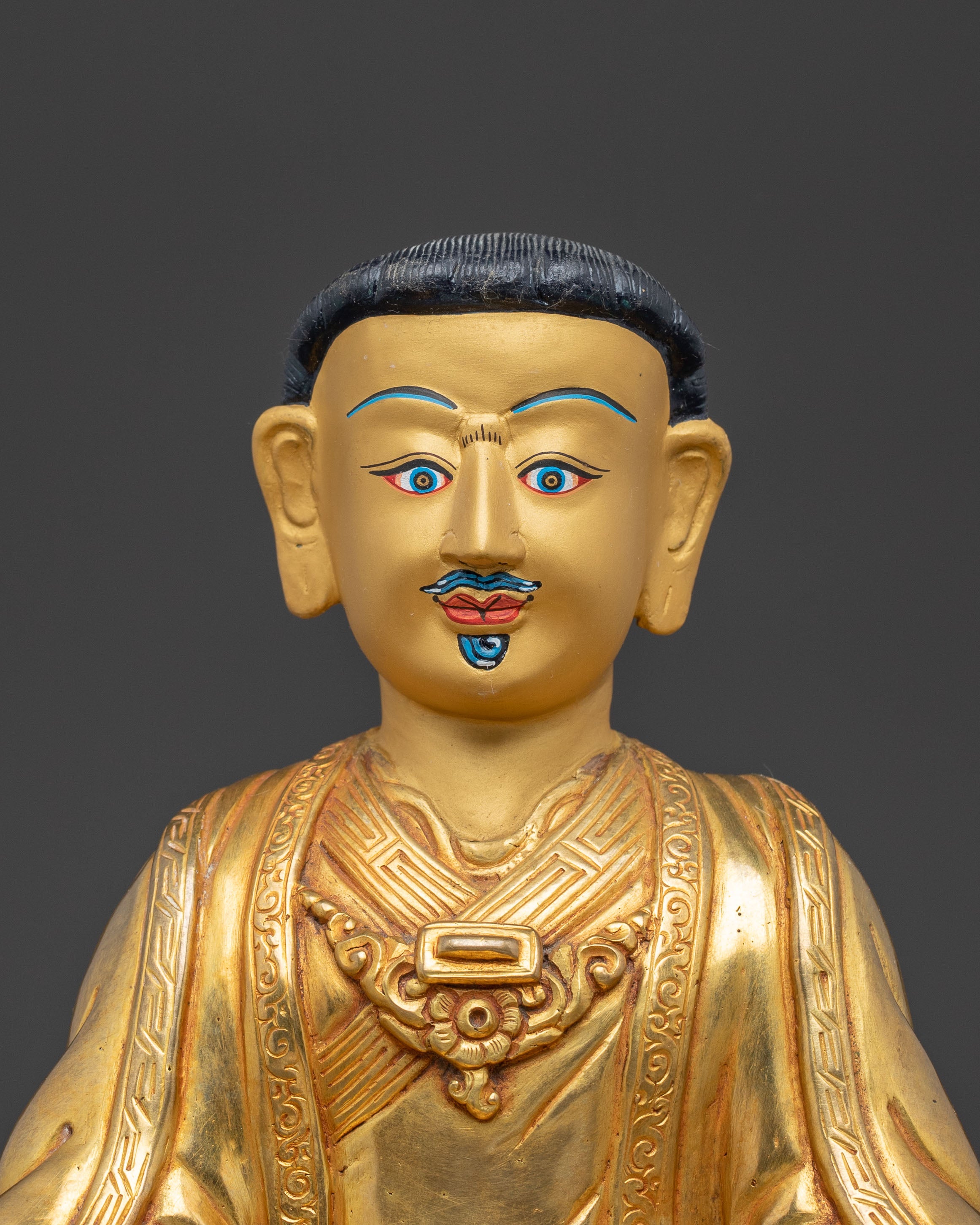 Handmade Marpha Sculpture | Tibetan Buddhist Master