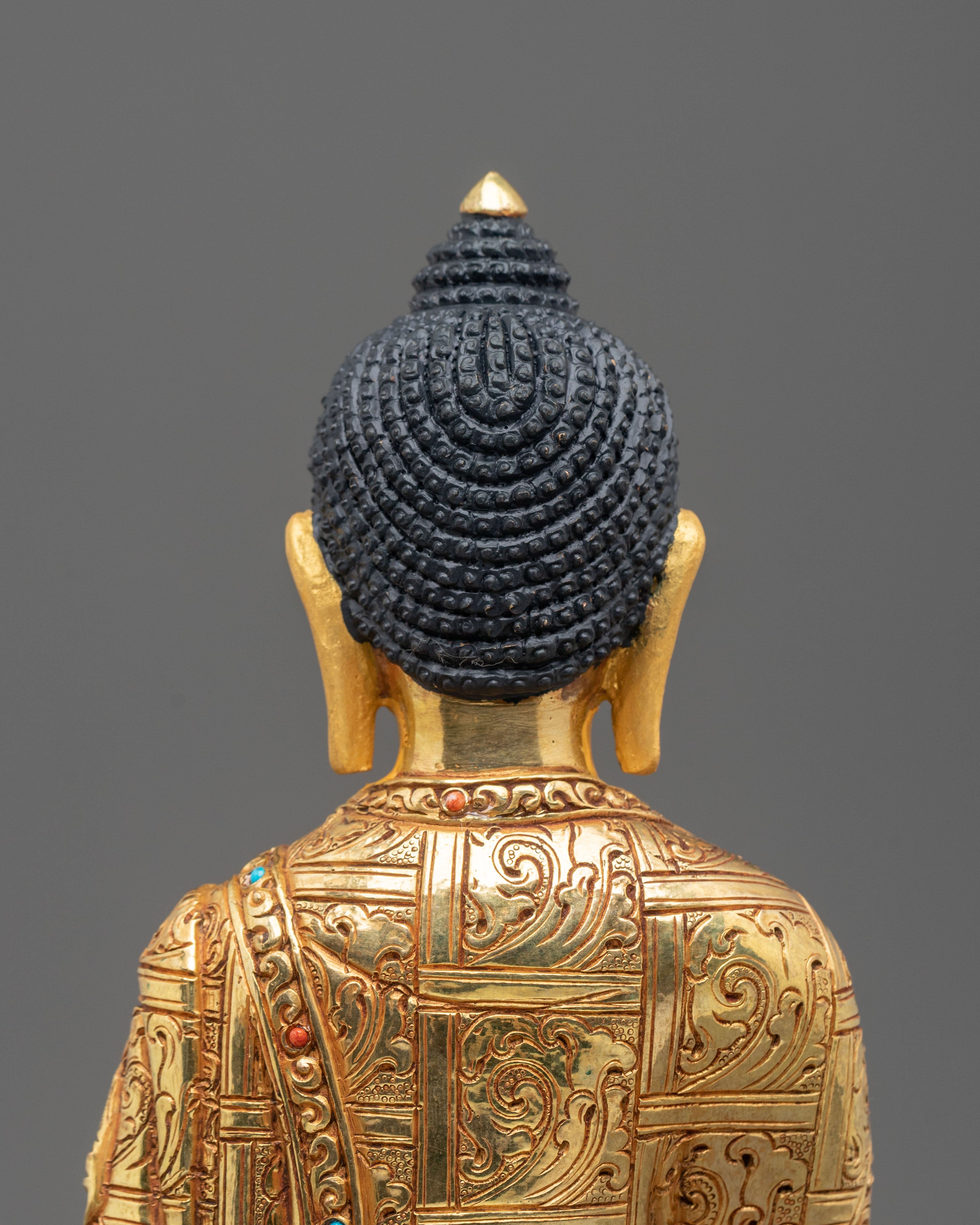 Himalayan Sacred Figurine of Shakyamuni Buddha