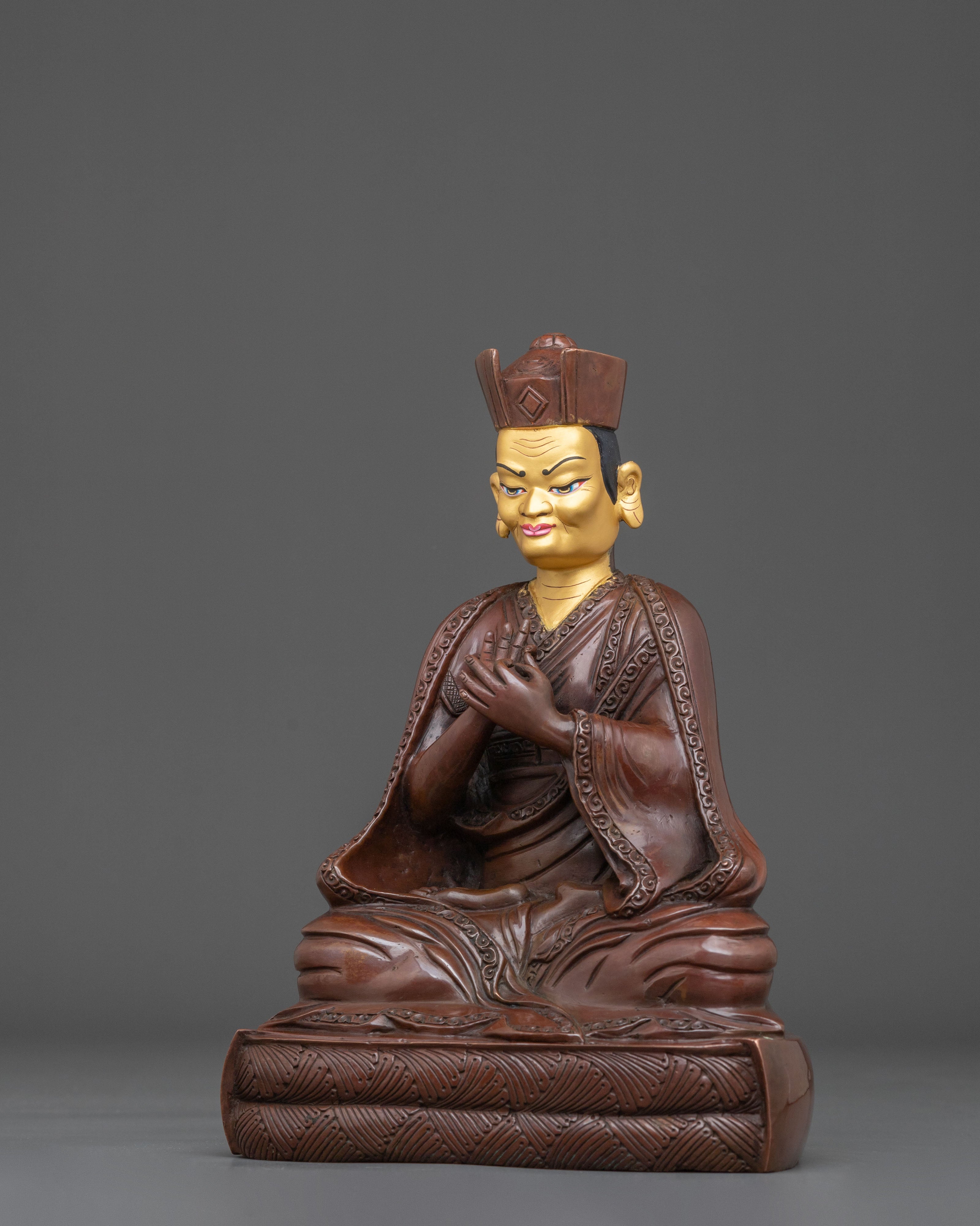 Karmapa Tibetan Buddhist Master Statue | Buddhist Home Decor