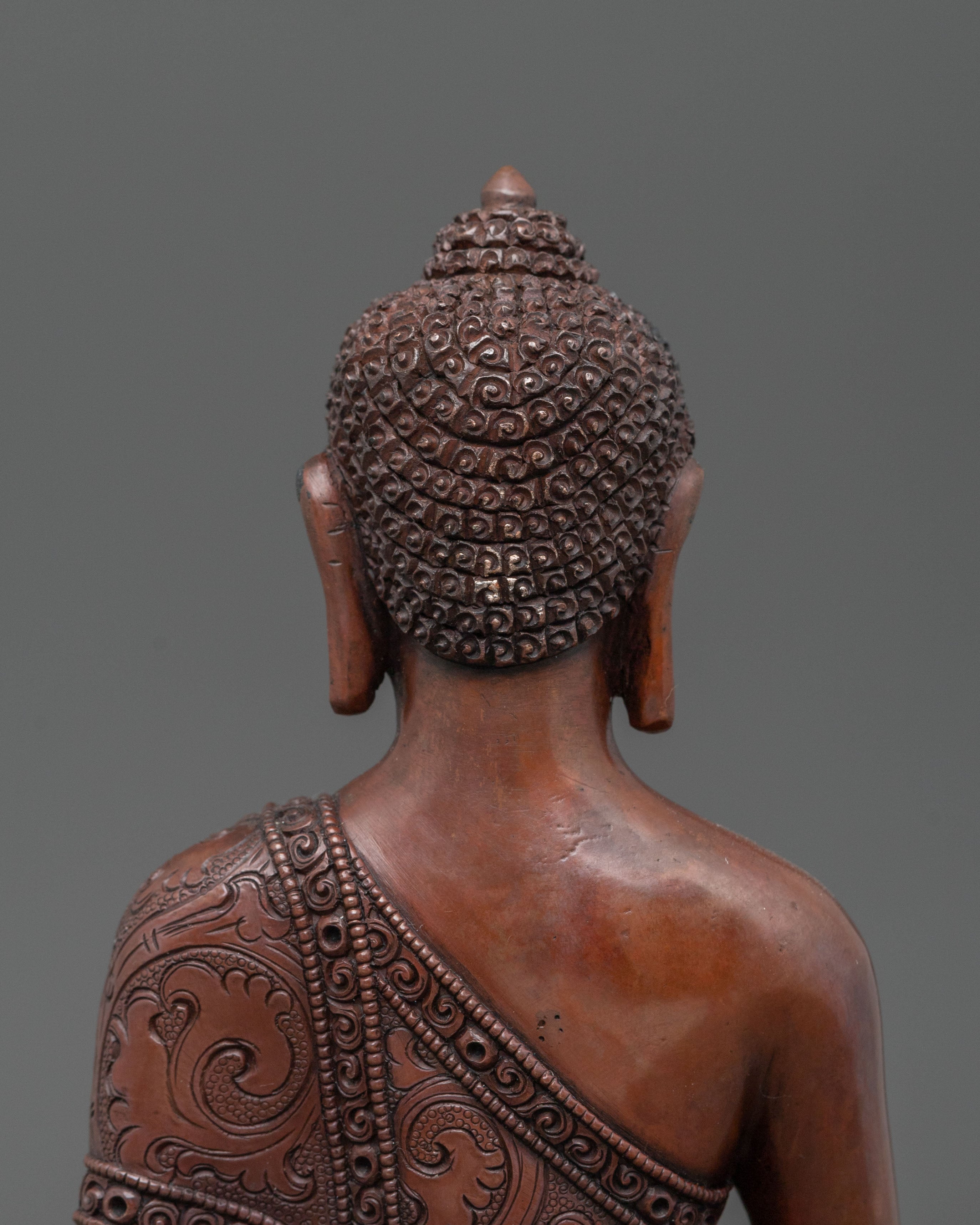 24K Gold Gilded Medicine Buddha Figurine | Home Decor