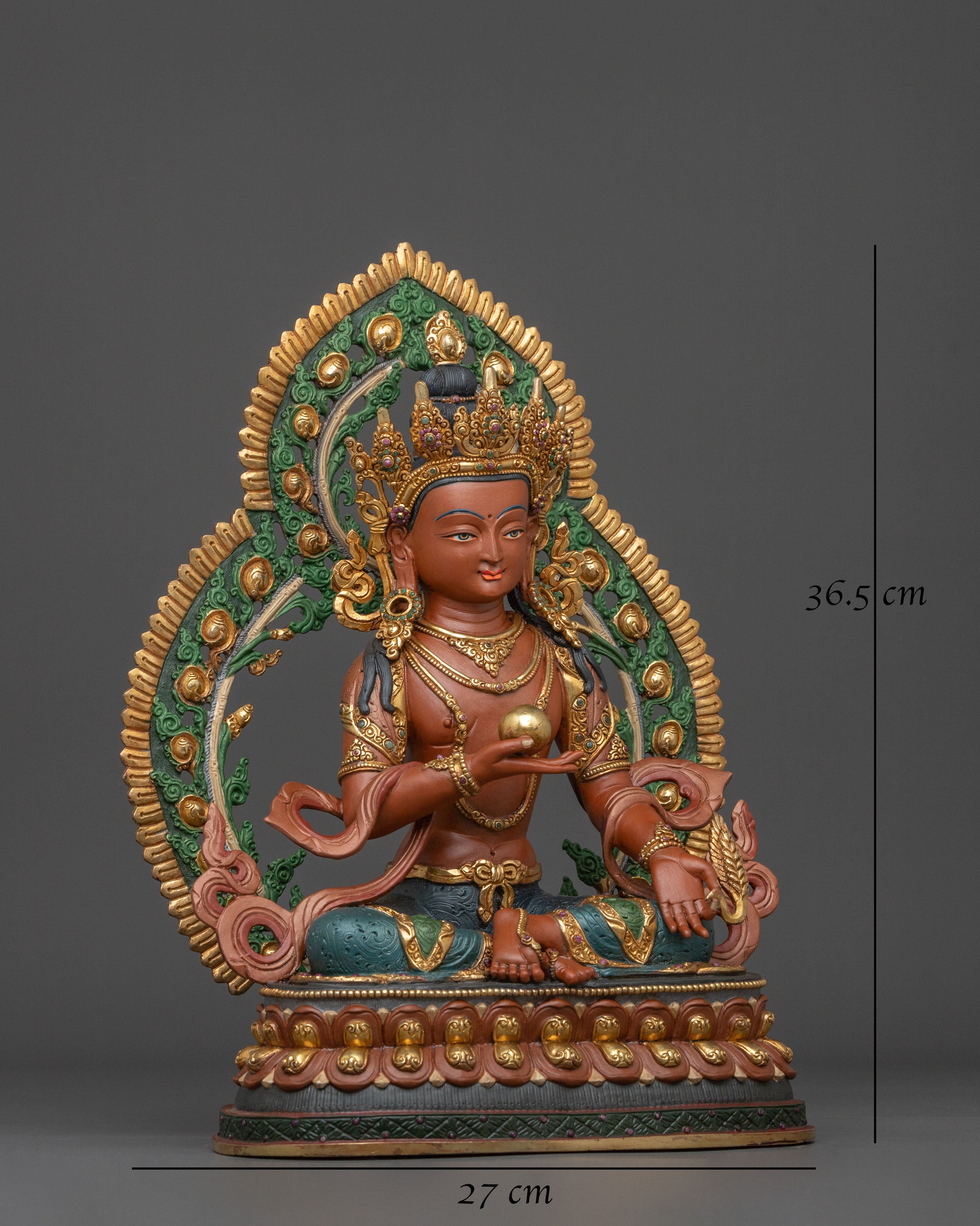Kshitigarbha Buddhist Sculpture | Meditation Altar Decor