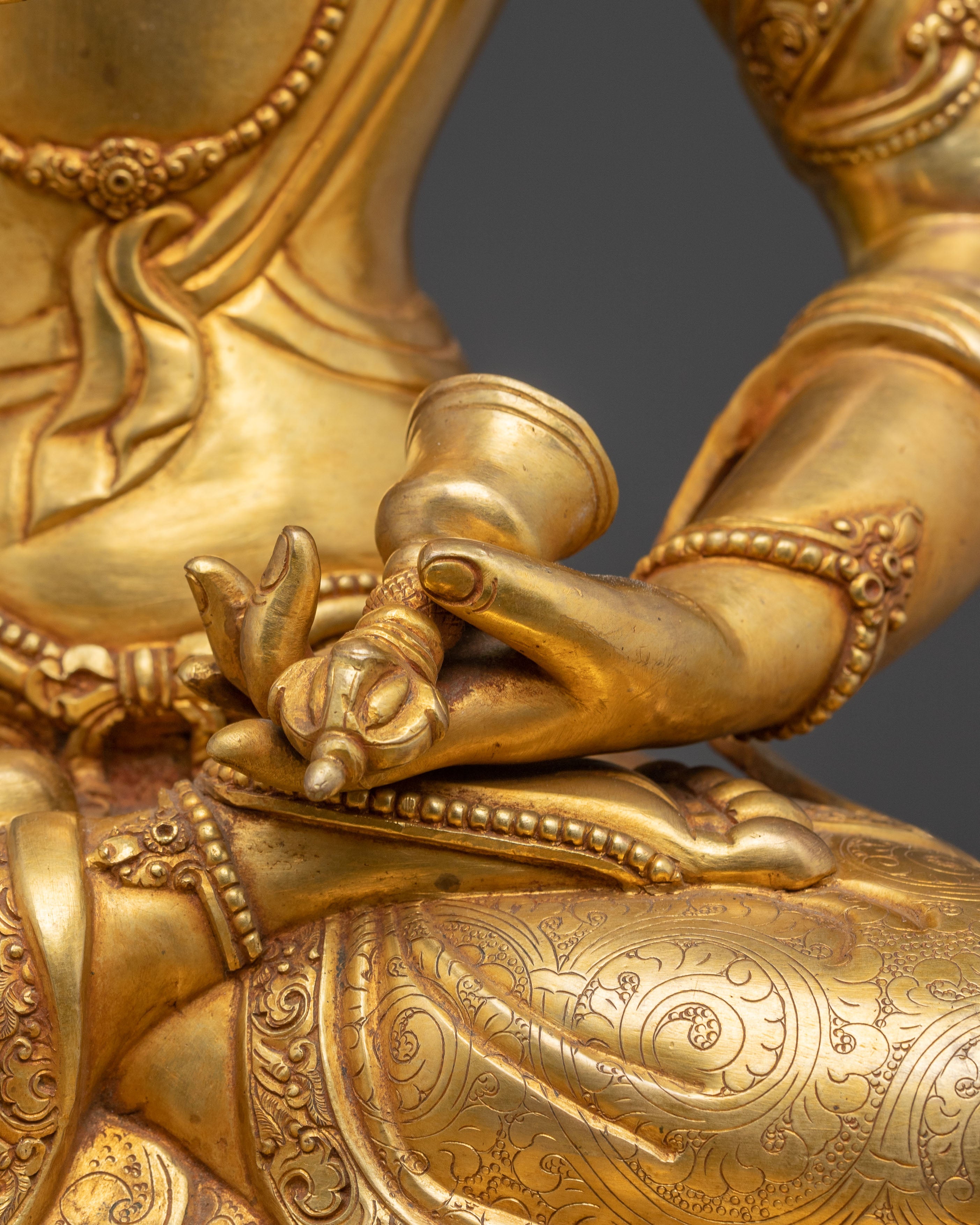 Vajrasattva Statue: Purification Deity | Himalayan Golden Sculpture