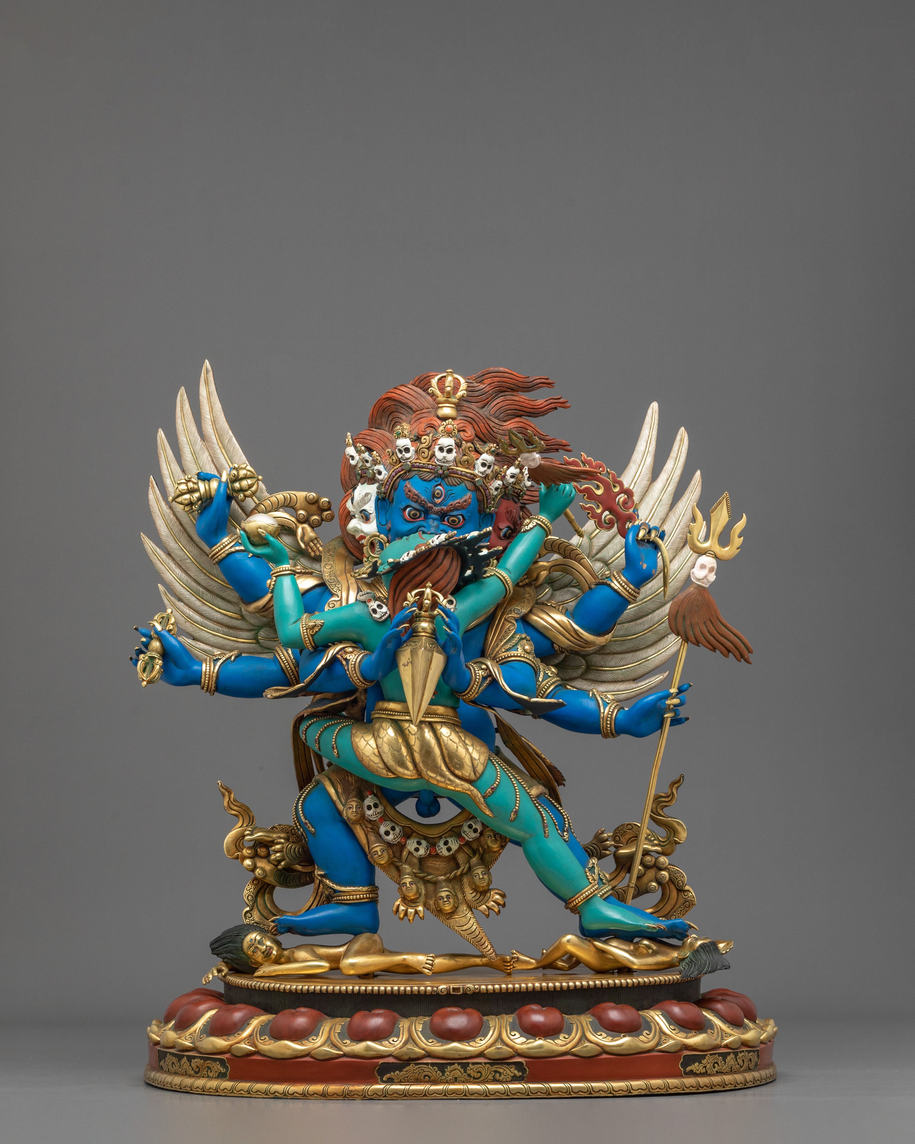 Buddhist Statue of Vajrakilaya | Wrathful Deity for Removing Obstacles