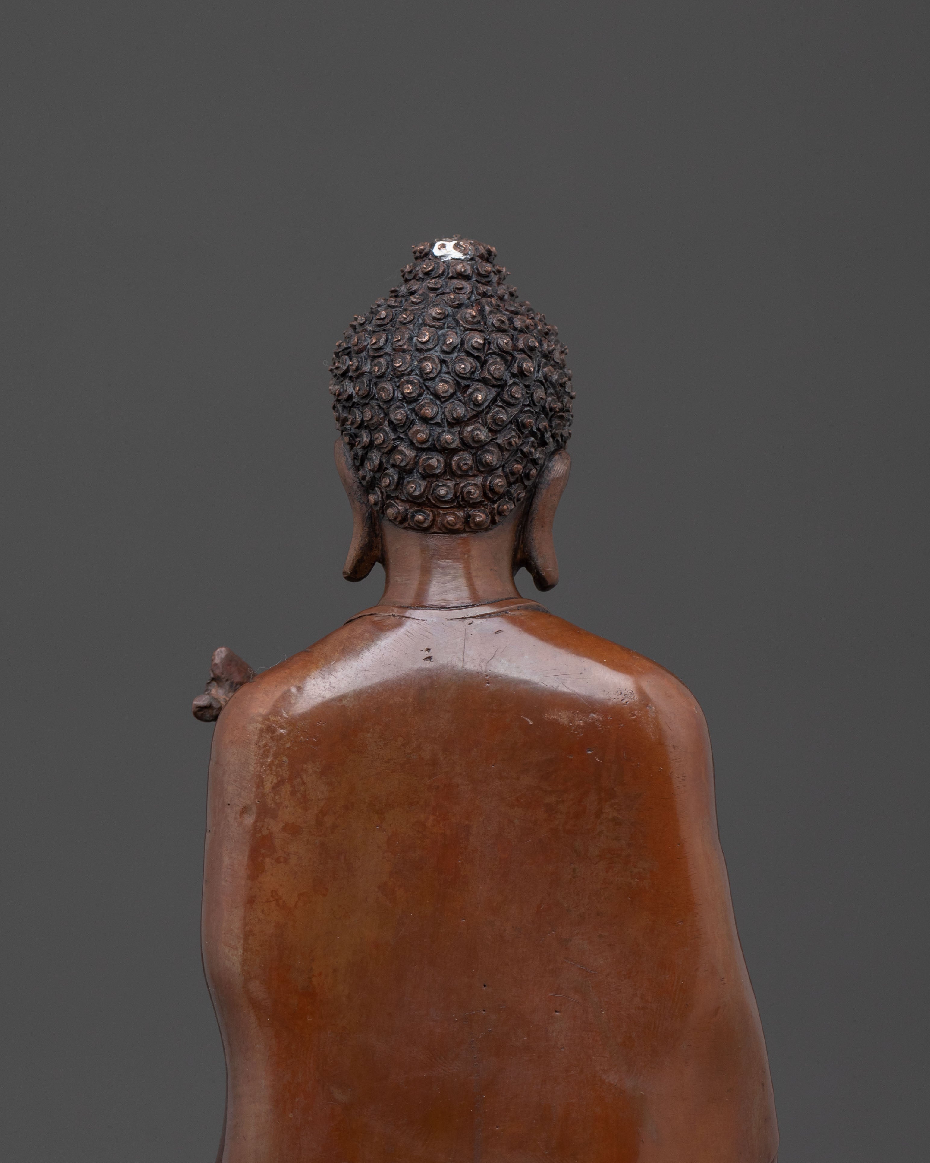 Dipankara Buddha Statue | Oxidized Copper Figure