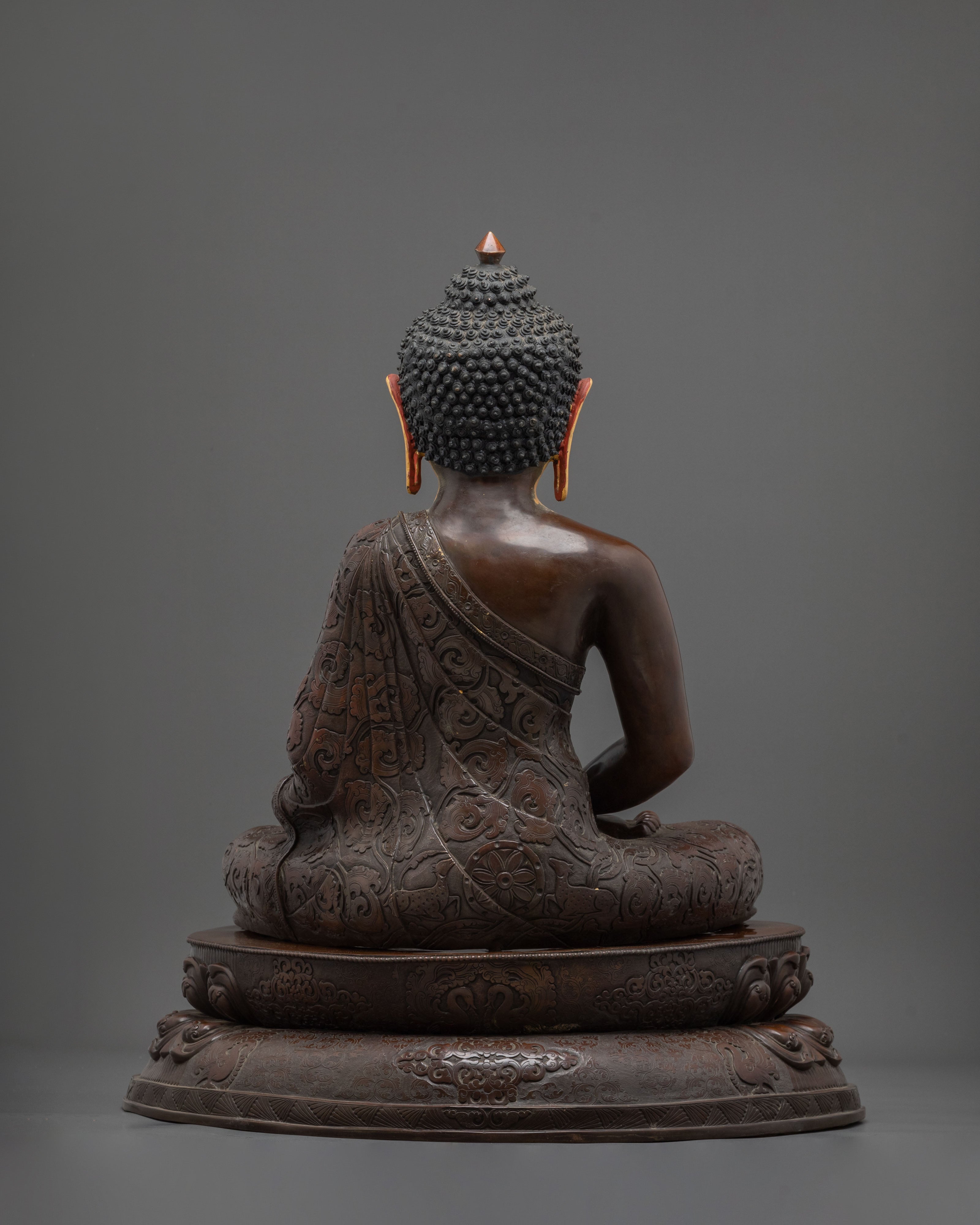 Amitabha Buddha Figurine | Oxidized Copper Statue