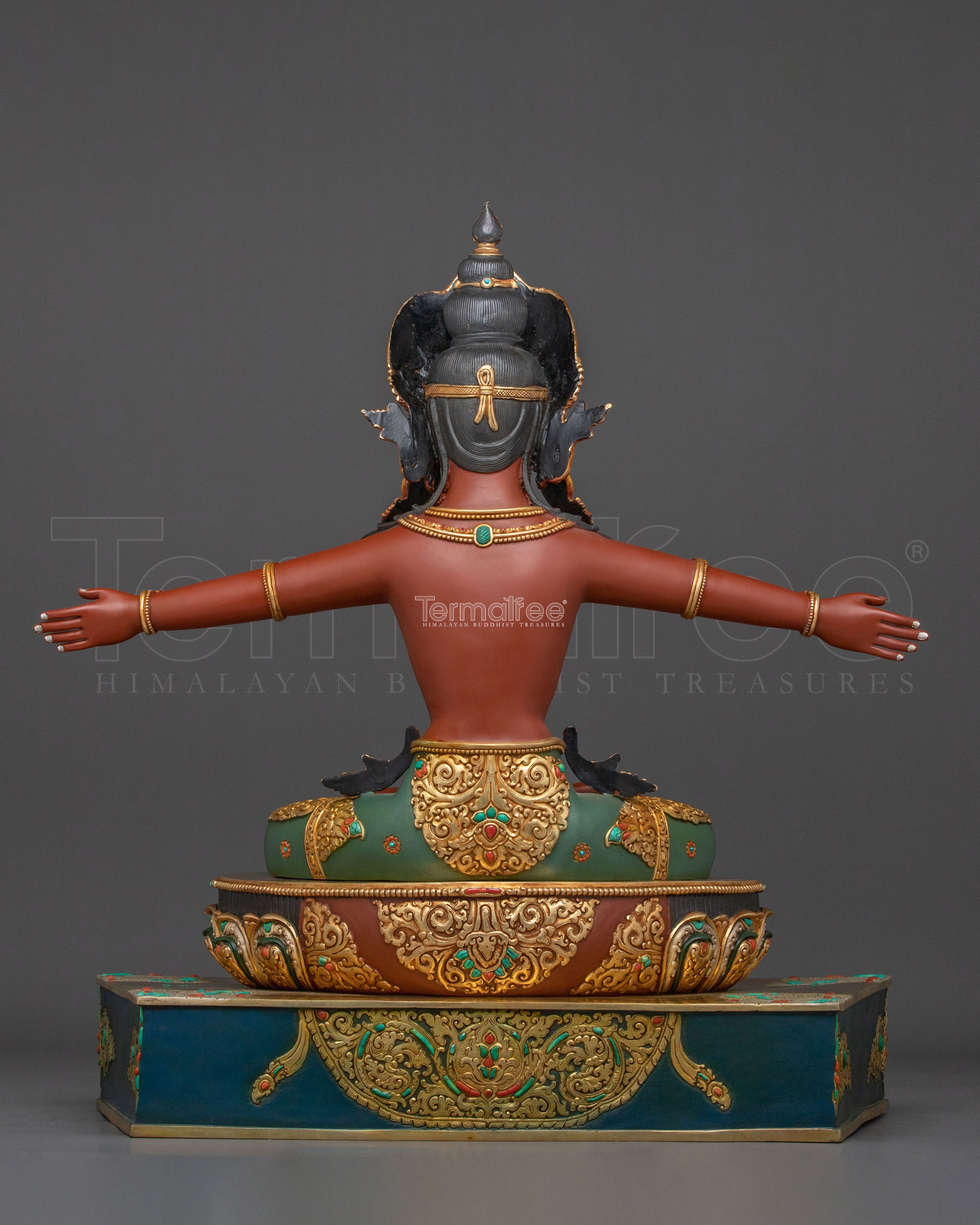 Handmade Statue of Indra: Protector of the Universe