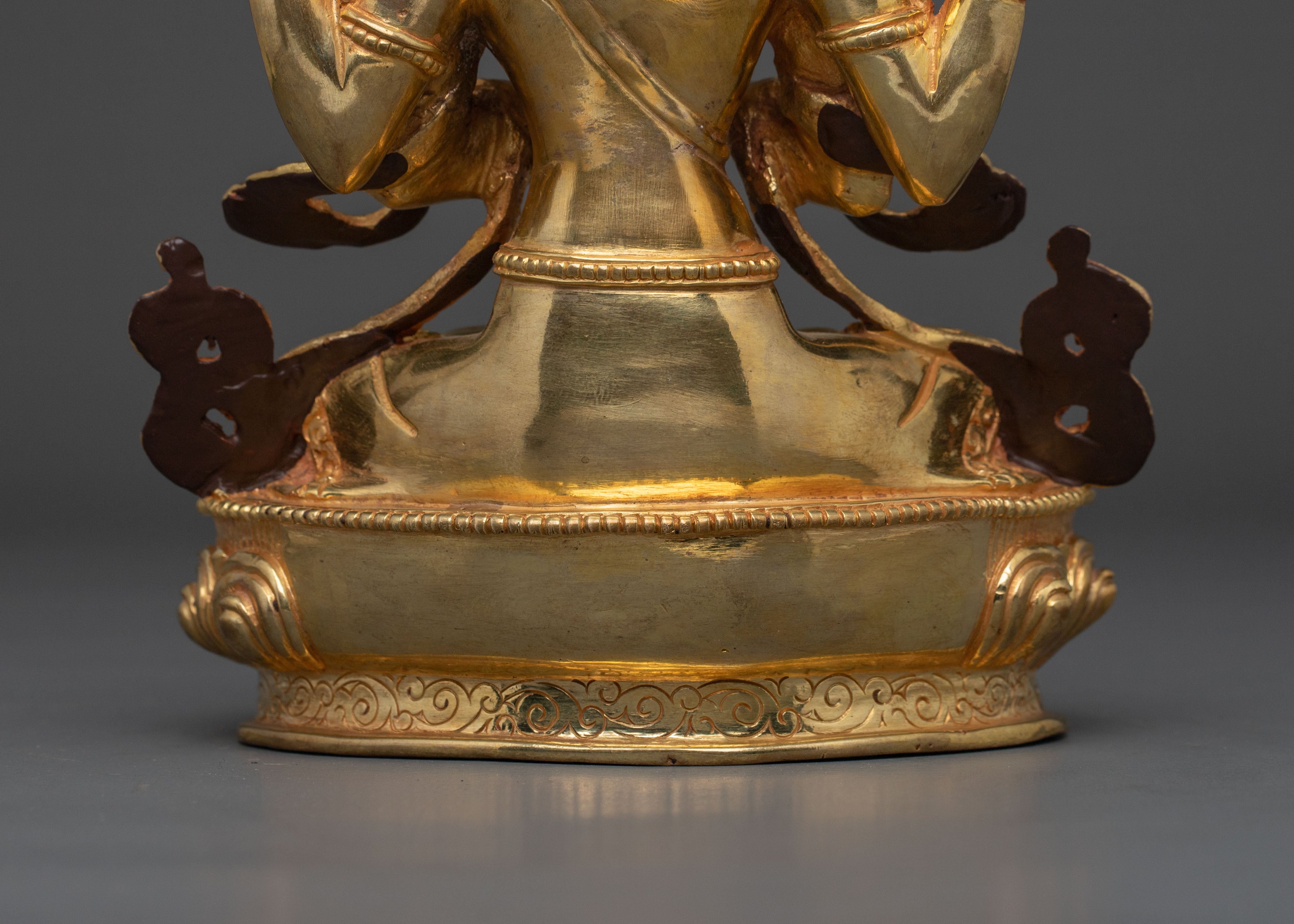 Four Armed Chenrezig Spiritual Sculpture | Symbol of Compassion