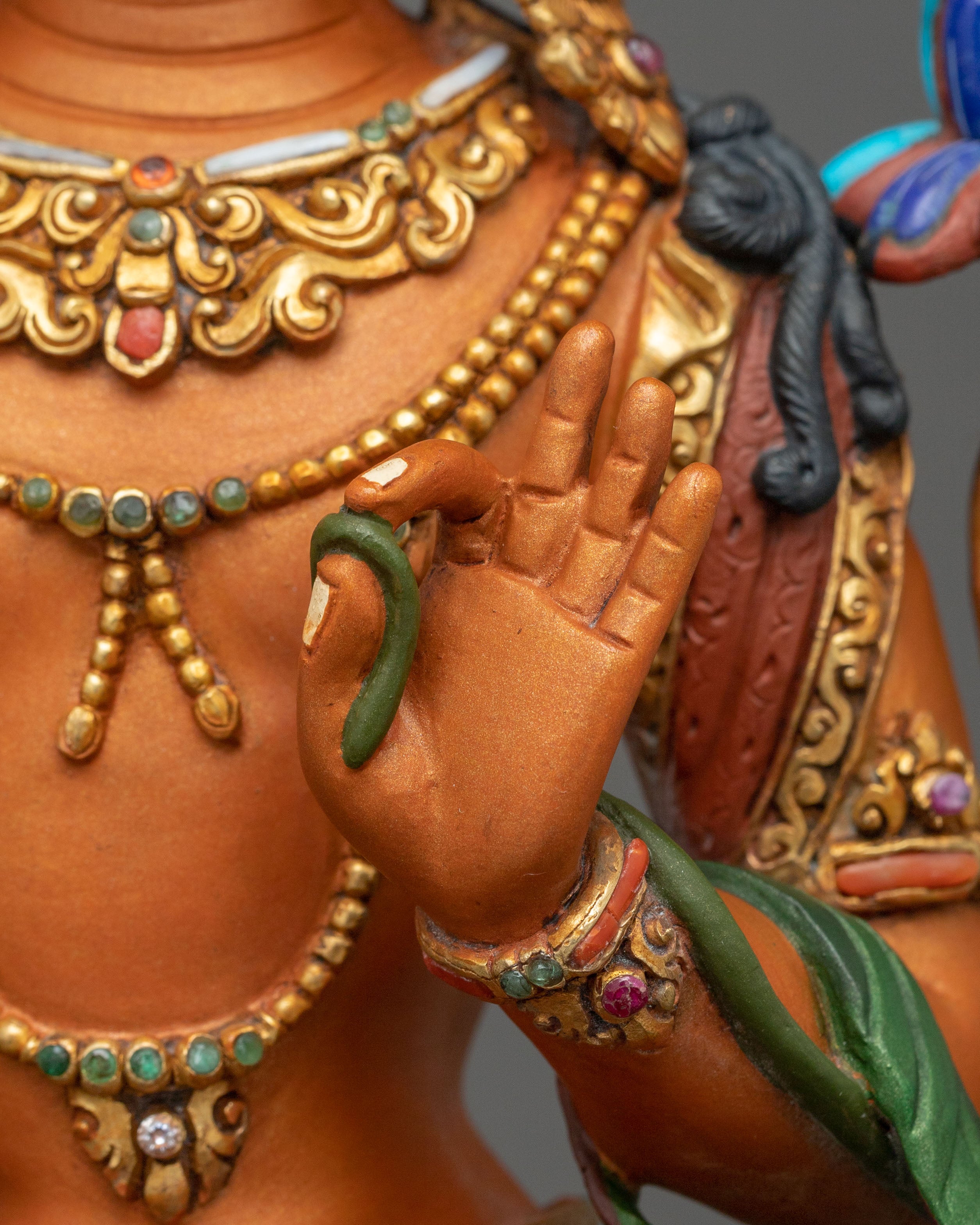 Simhanada Manjushri Bodhisattva of Wisdom Statue