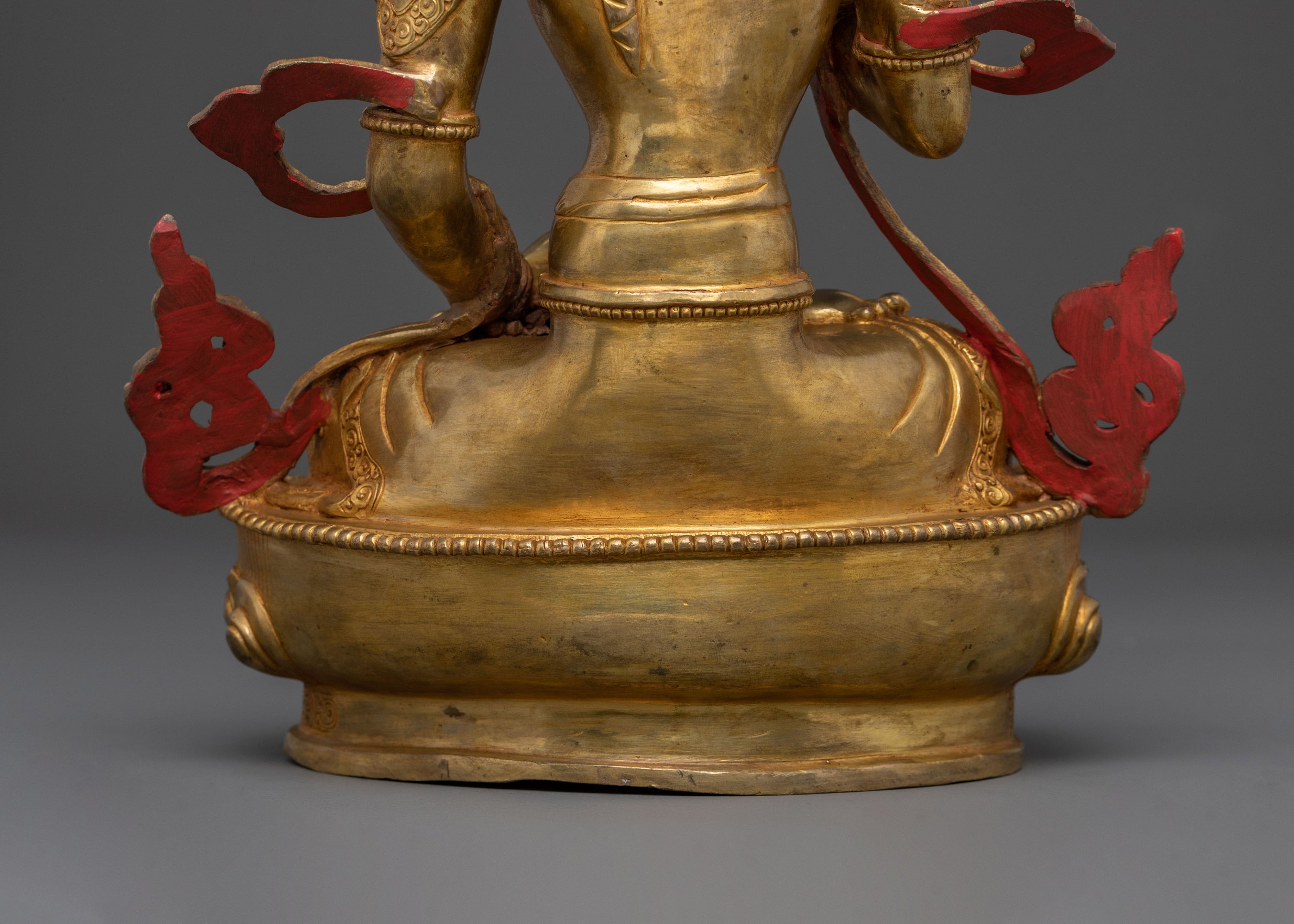 Handmade Vajrasattva Statue | Tibetan Buddhist Deity