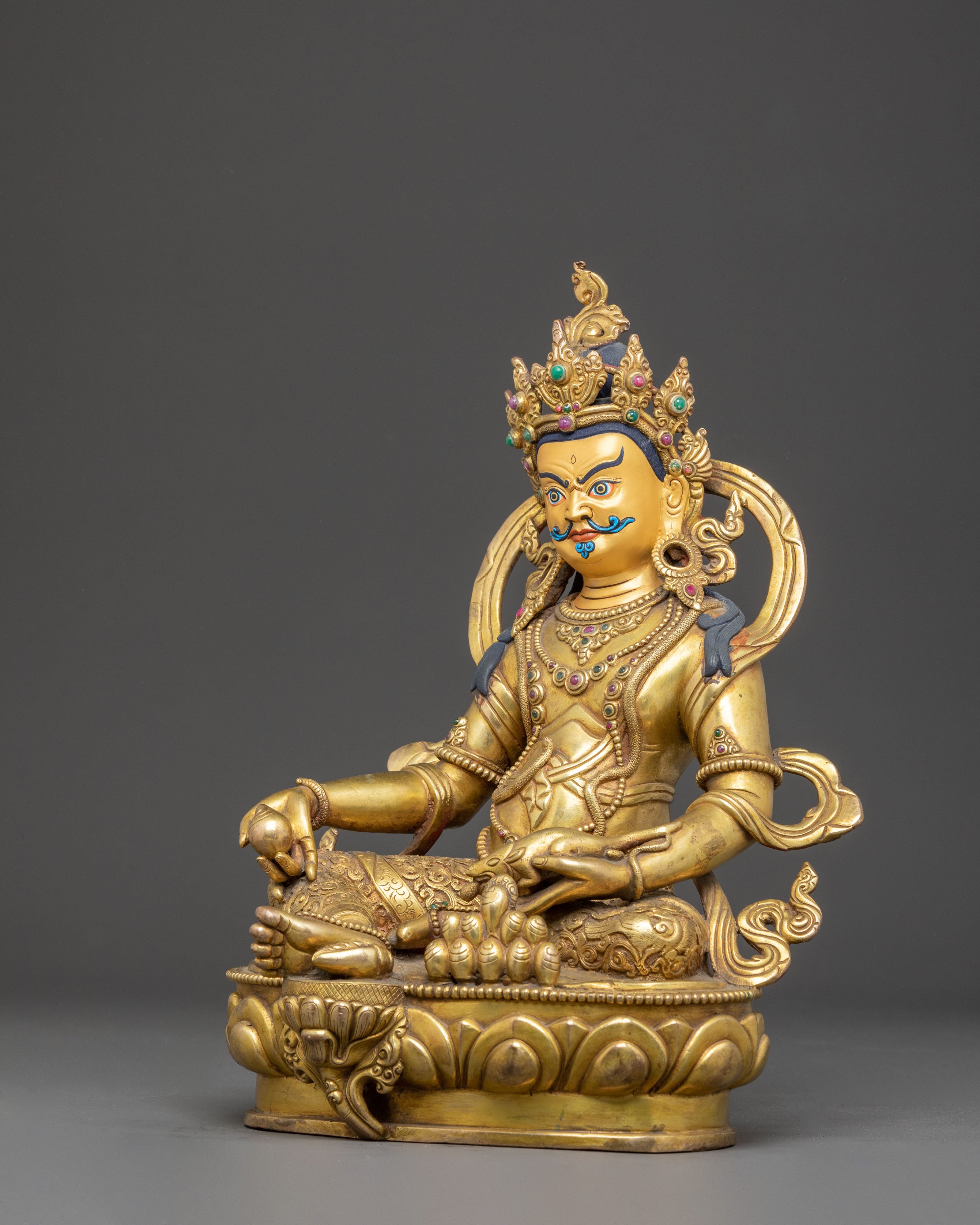 Dzambhala Statue for Attracting Abundance | Tibetan Wealth Deity