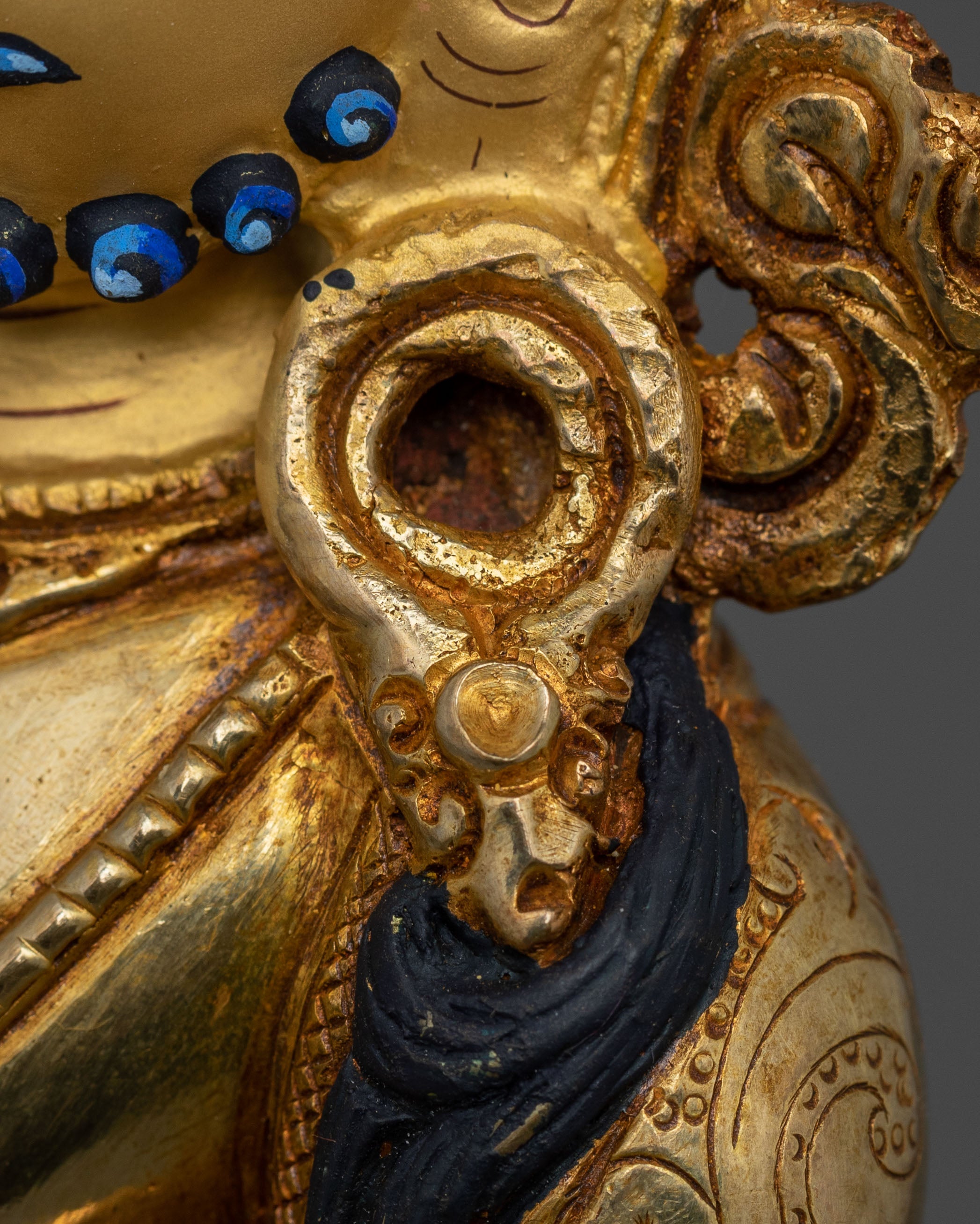Dzambhala the God of Wealth | 24K Gold Gilded Statue