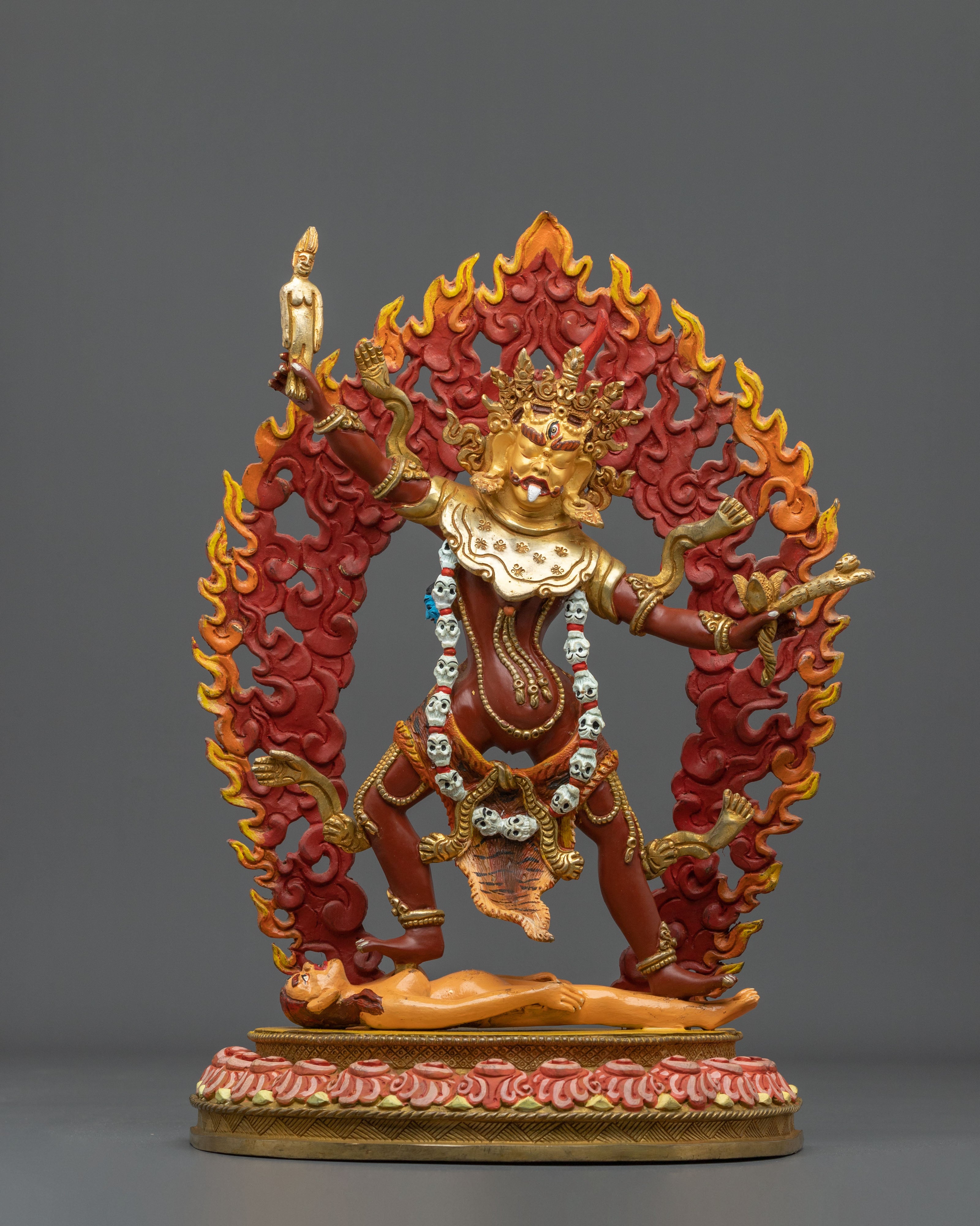 Ekajati Statue: Tibetan Buddhist Protector Sculpture