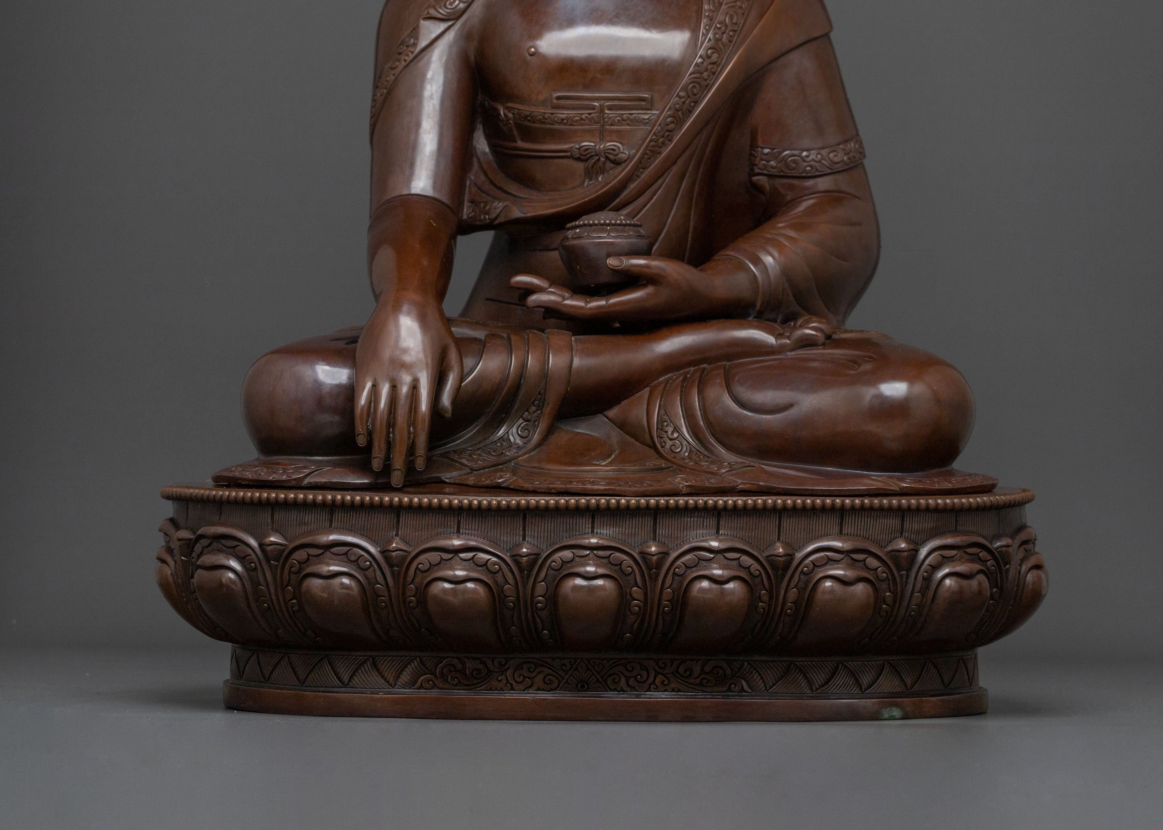 Buddhist Shrine Shakyamuni Buddha Statue | Symbol of Wisdom