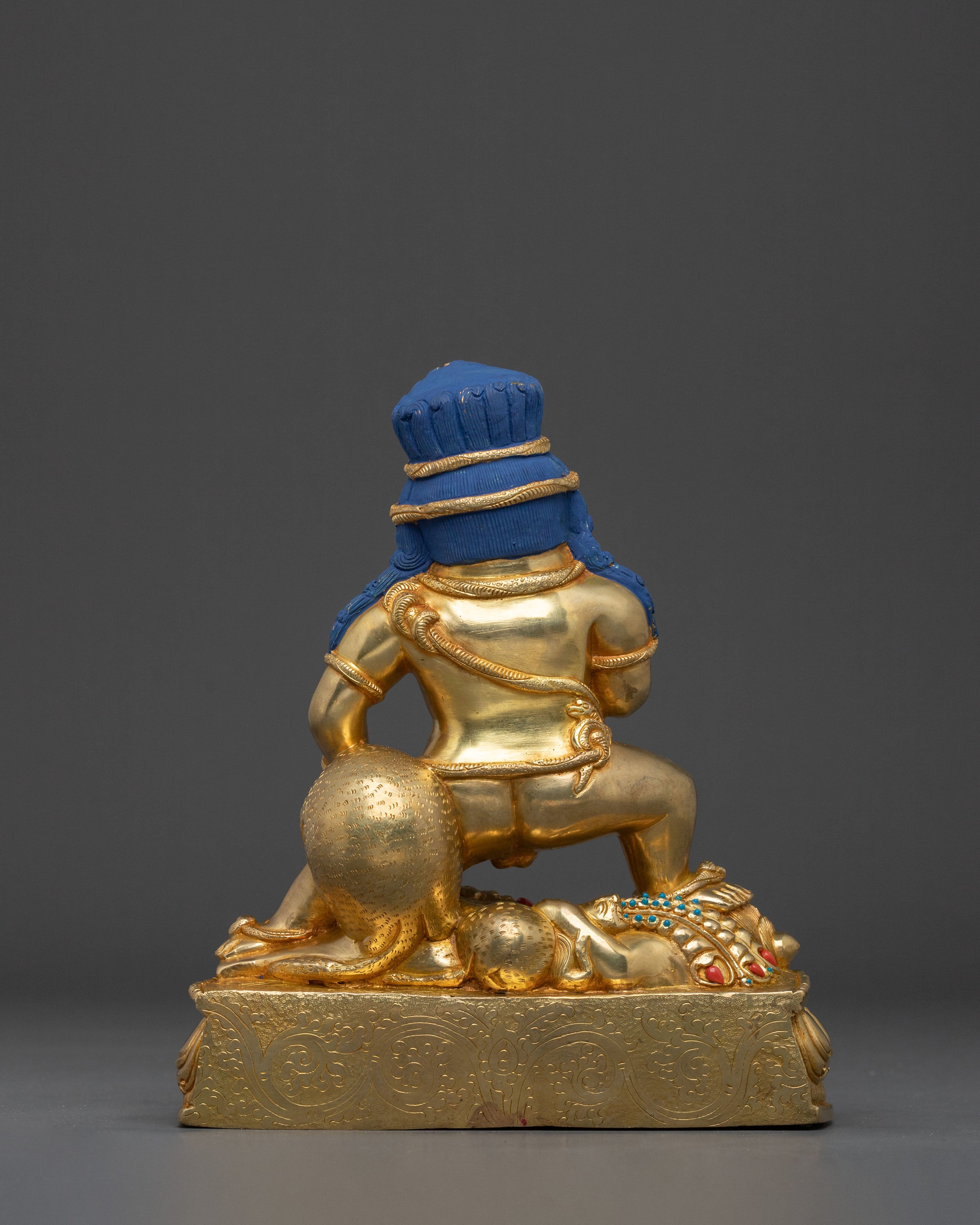 Black Dzambhala Wealth God Statue | Wealth Deity of Prosperity