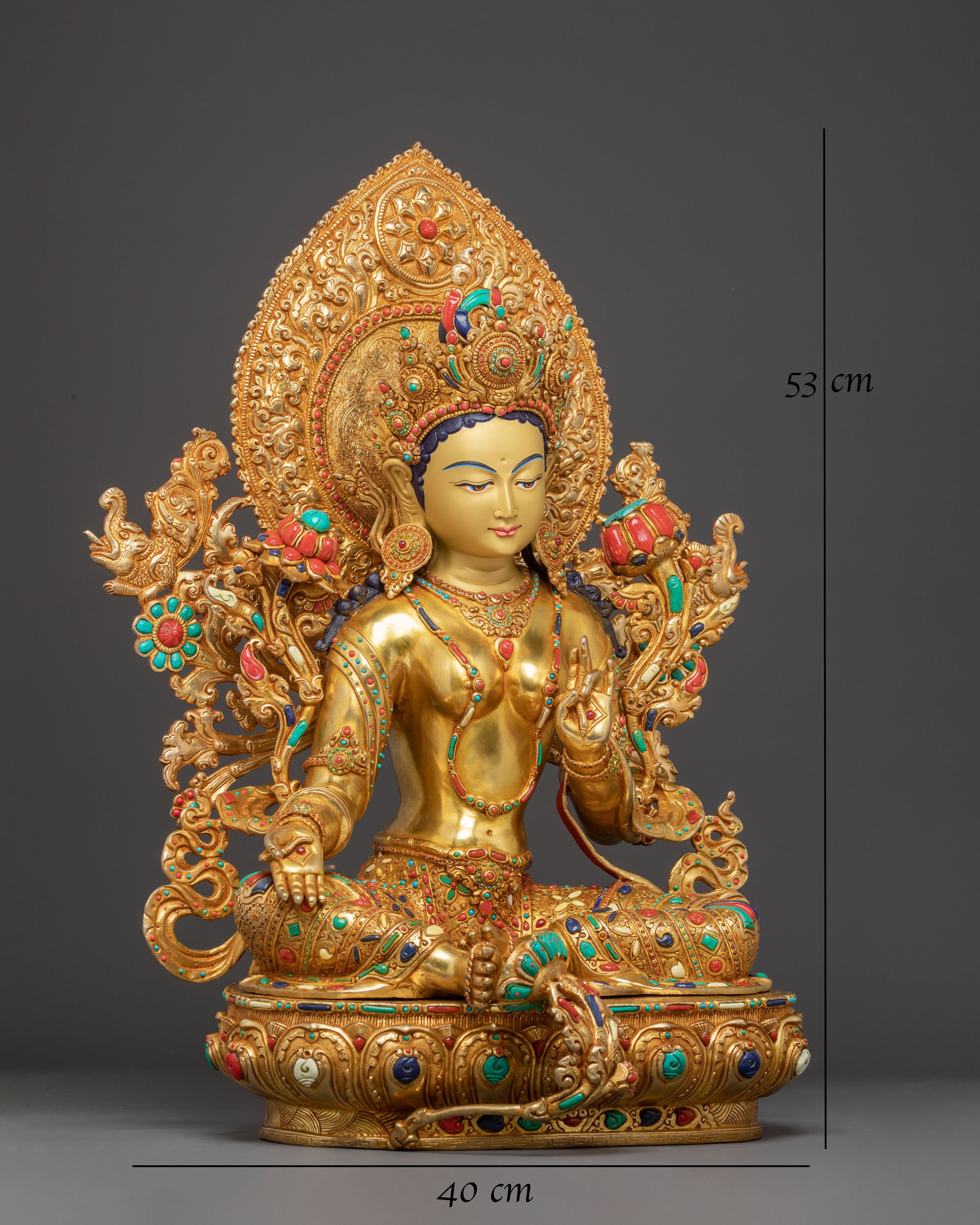 Shyama Tara Sculpture: The Mother of Compassion and Action