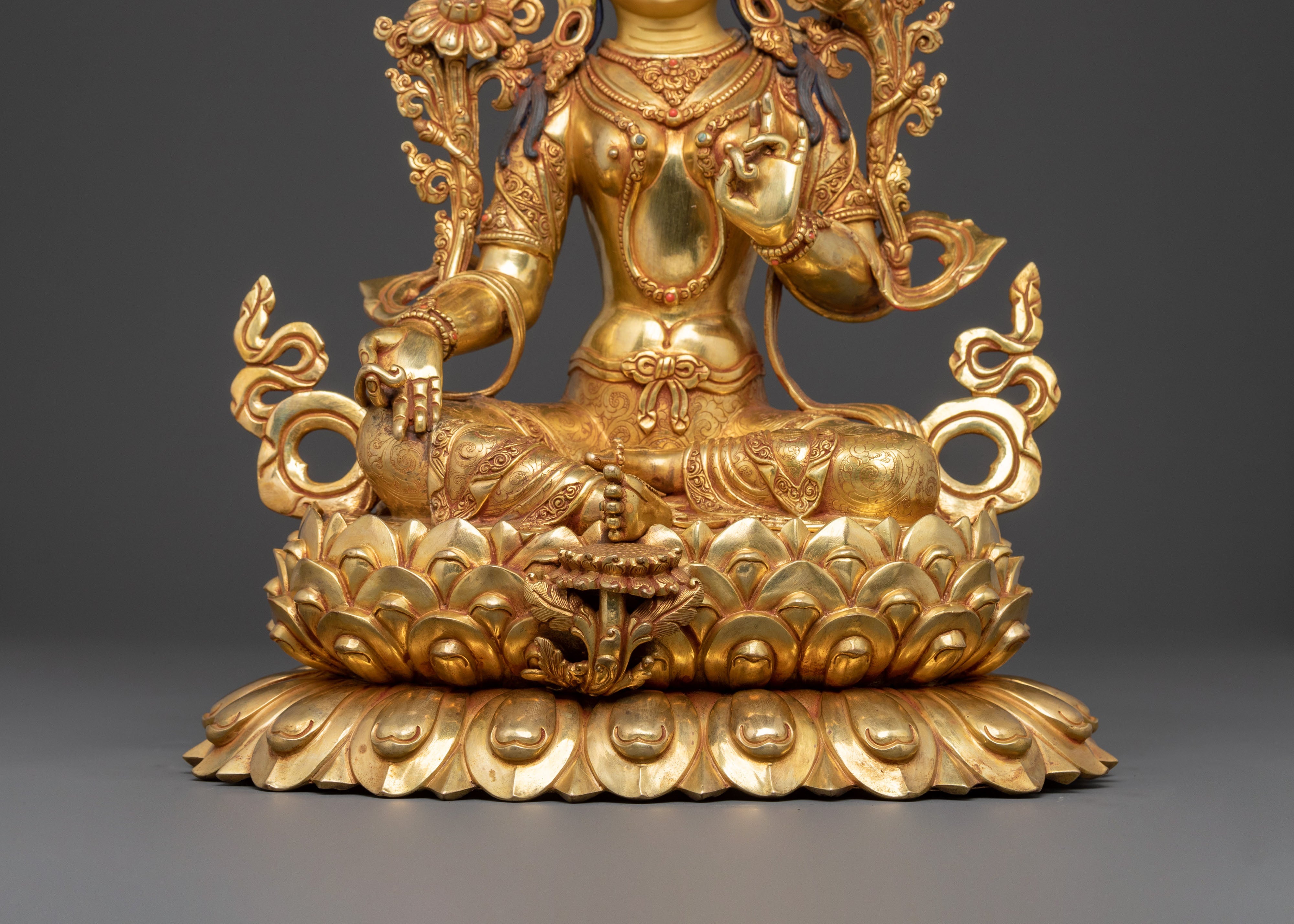 Green Tara Spiritual Statue | Goddess of Mercy