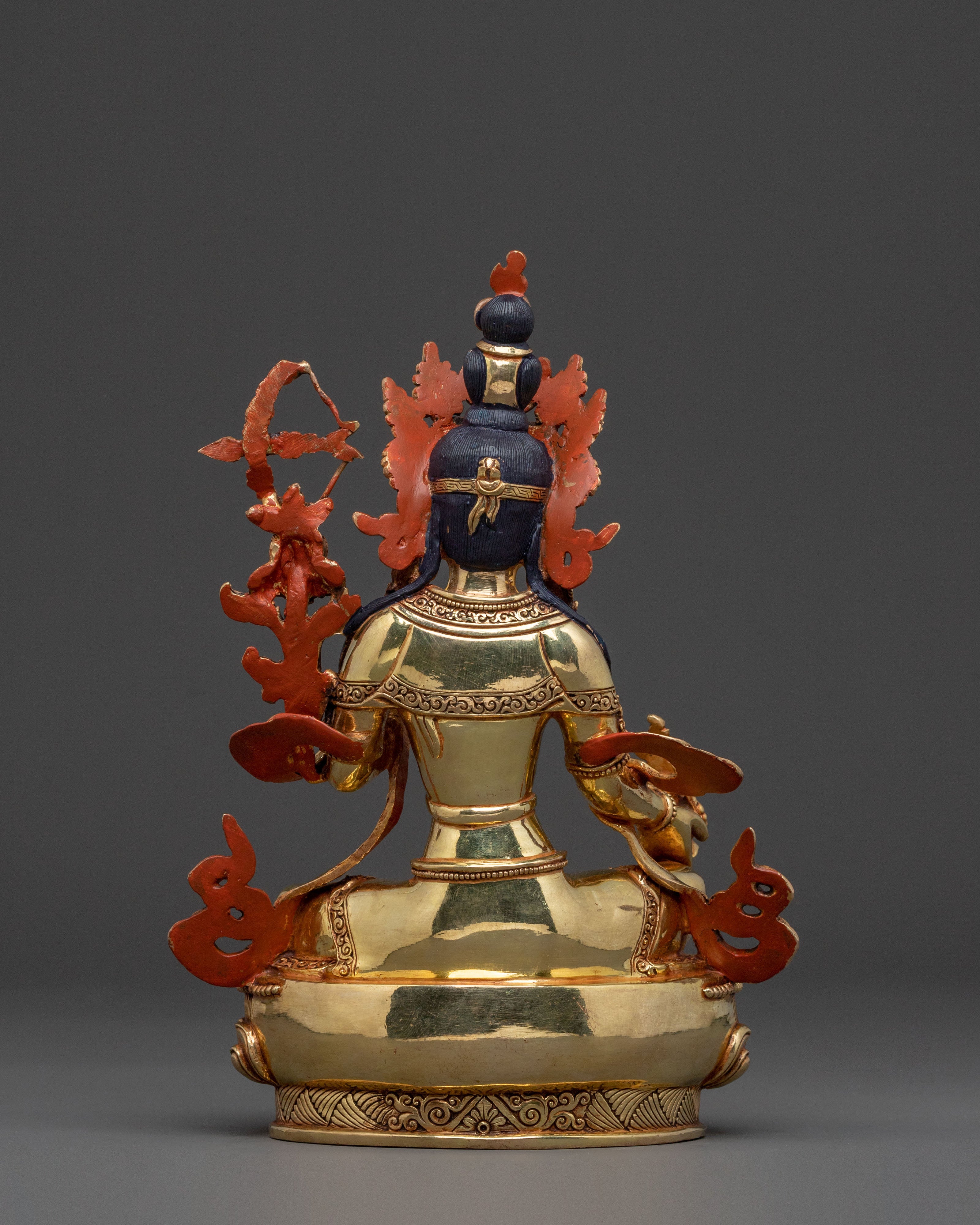 Red Tara Meditation Statue | Bodhisattva of Compassion and Power