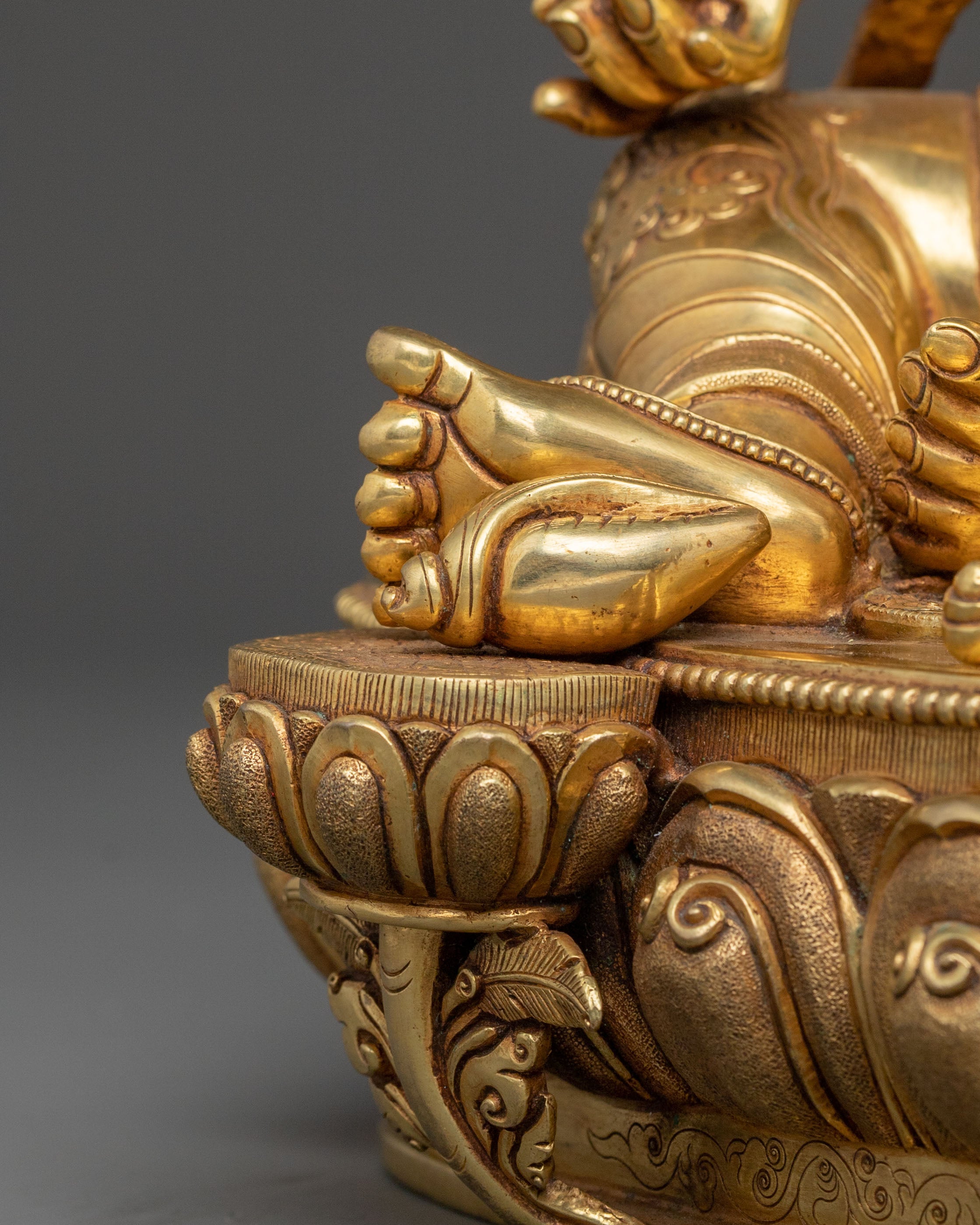 Dzambhala Wealth Blessing Statue | Spiritual Prosperity