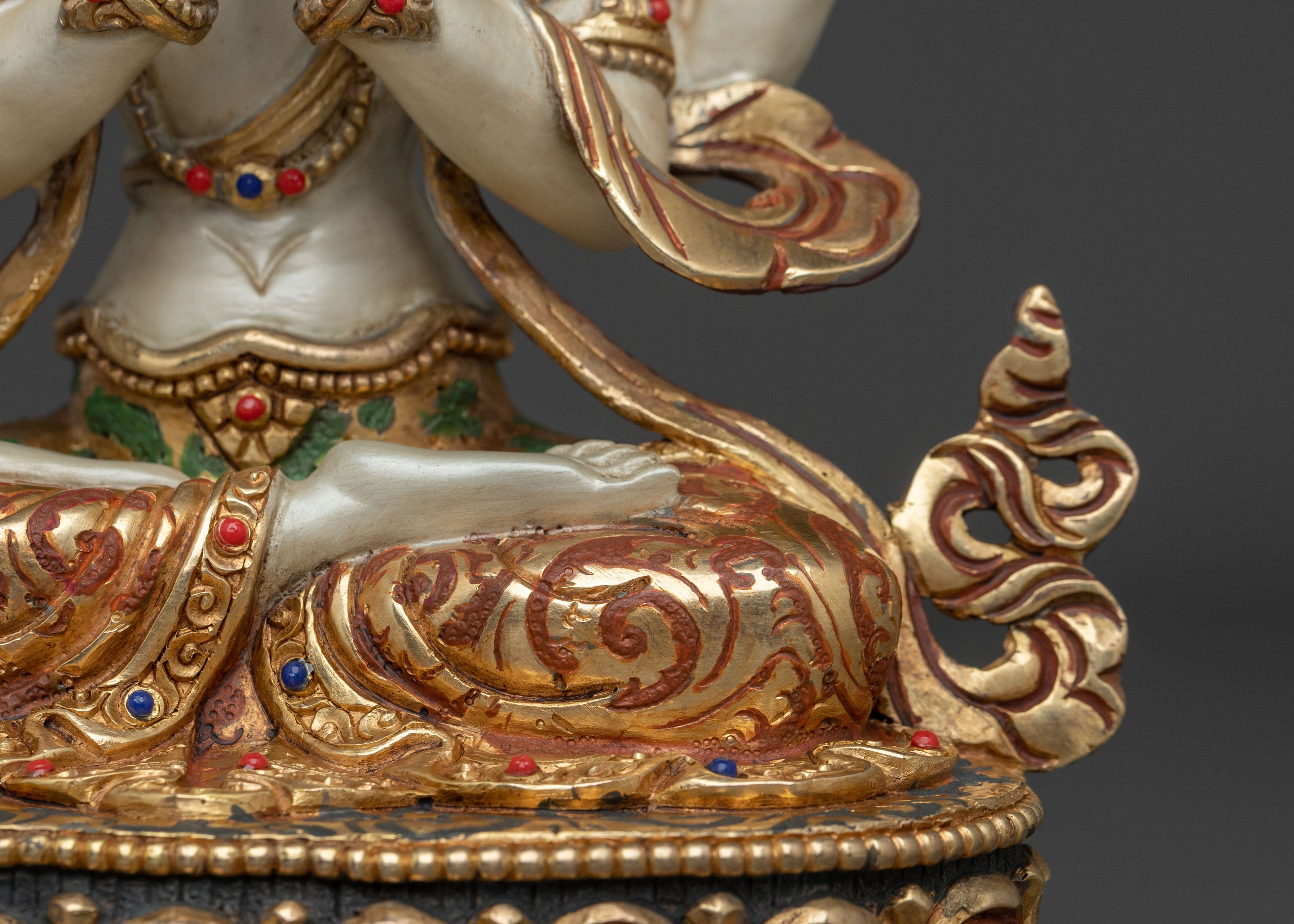 Compassionate Chenrezig 24K Gold Coated Figurine