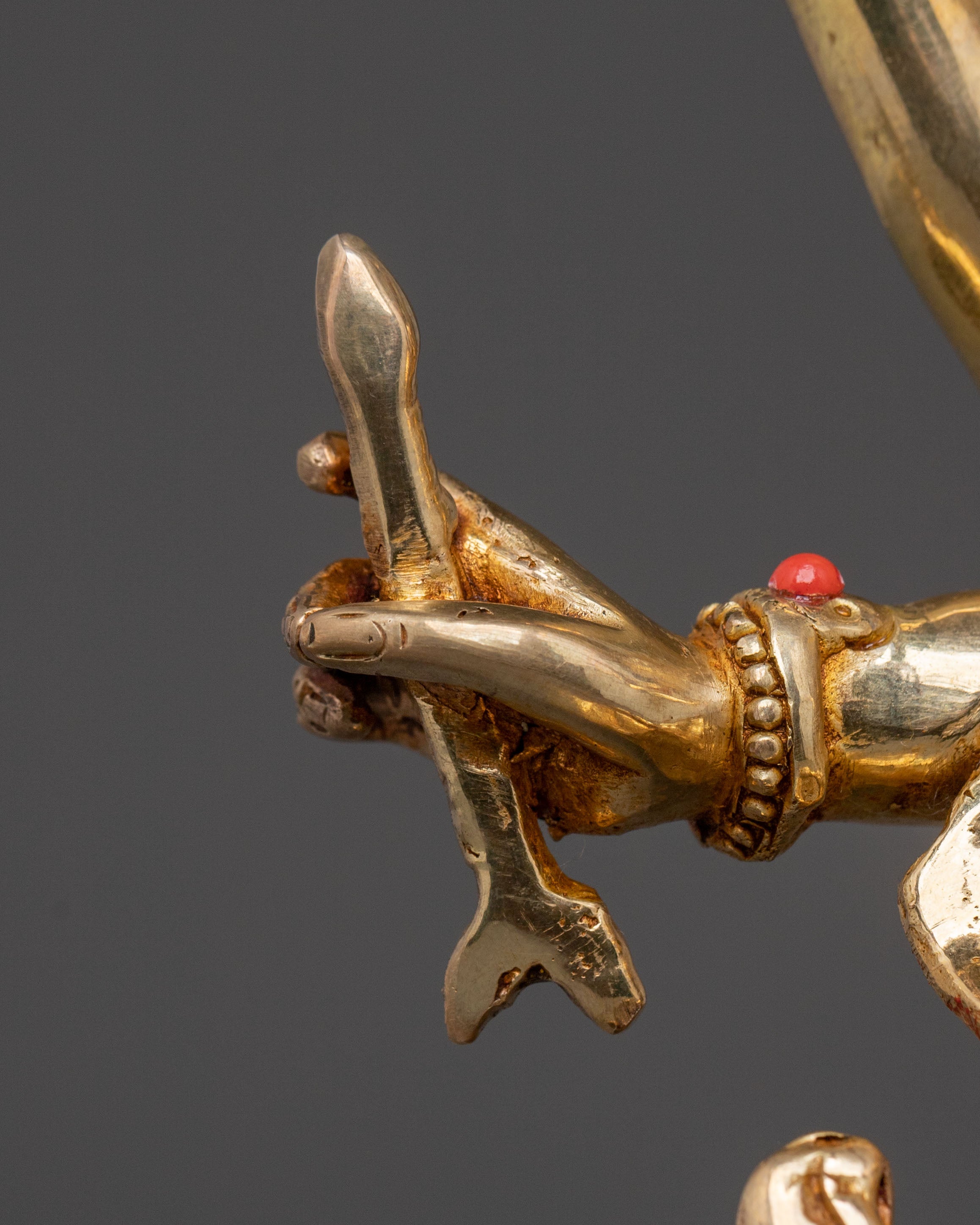 Namgyalma Healing Statue: 24K Gold Gilded Figure