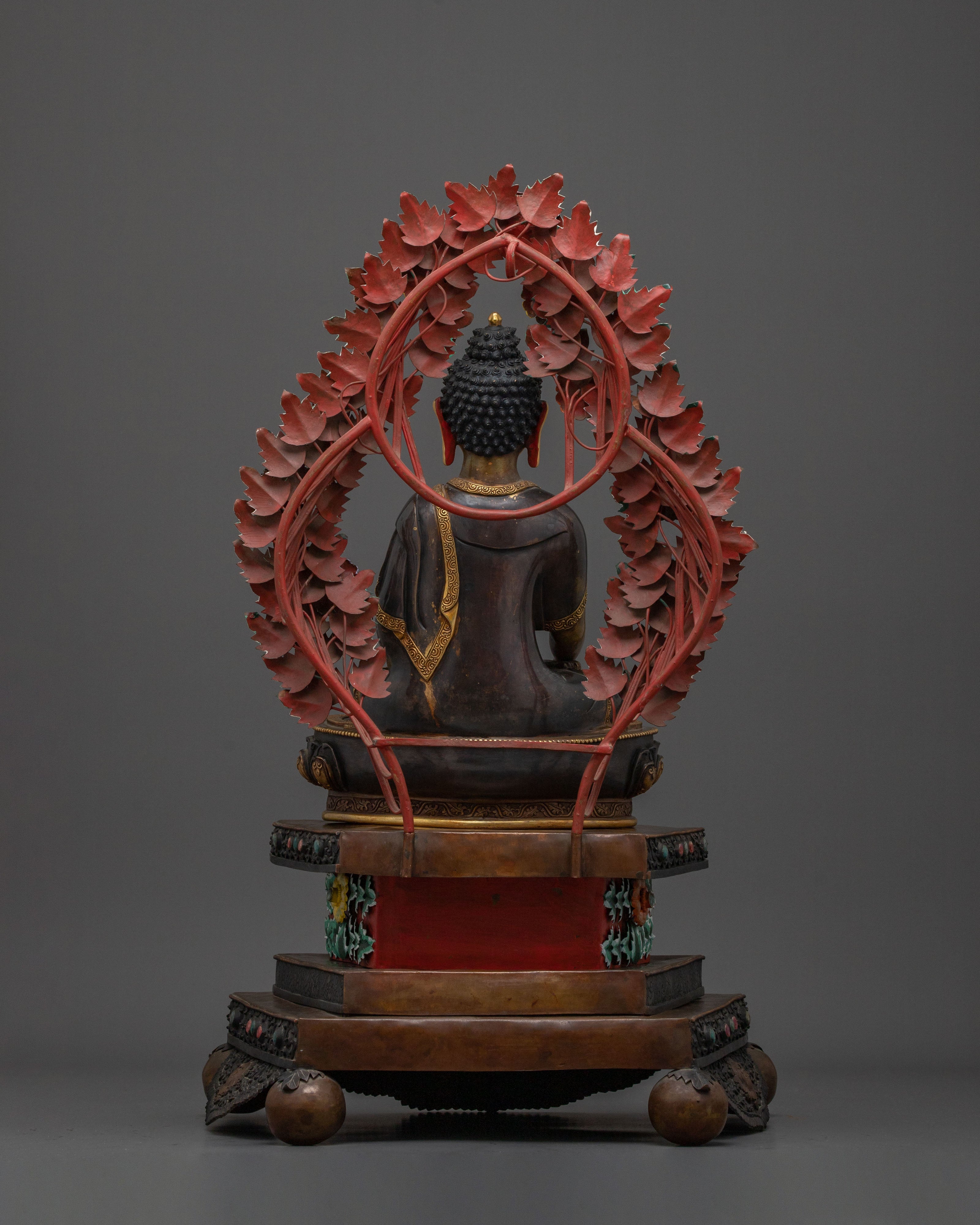 Shakyamuni Buddha Figurine on Throne | Enlightened ONE