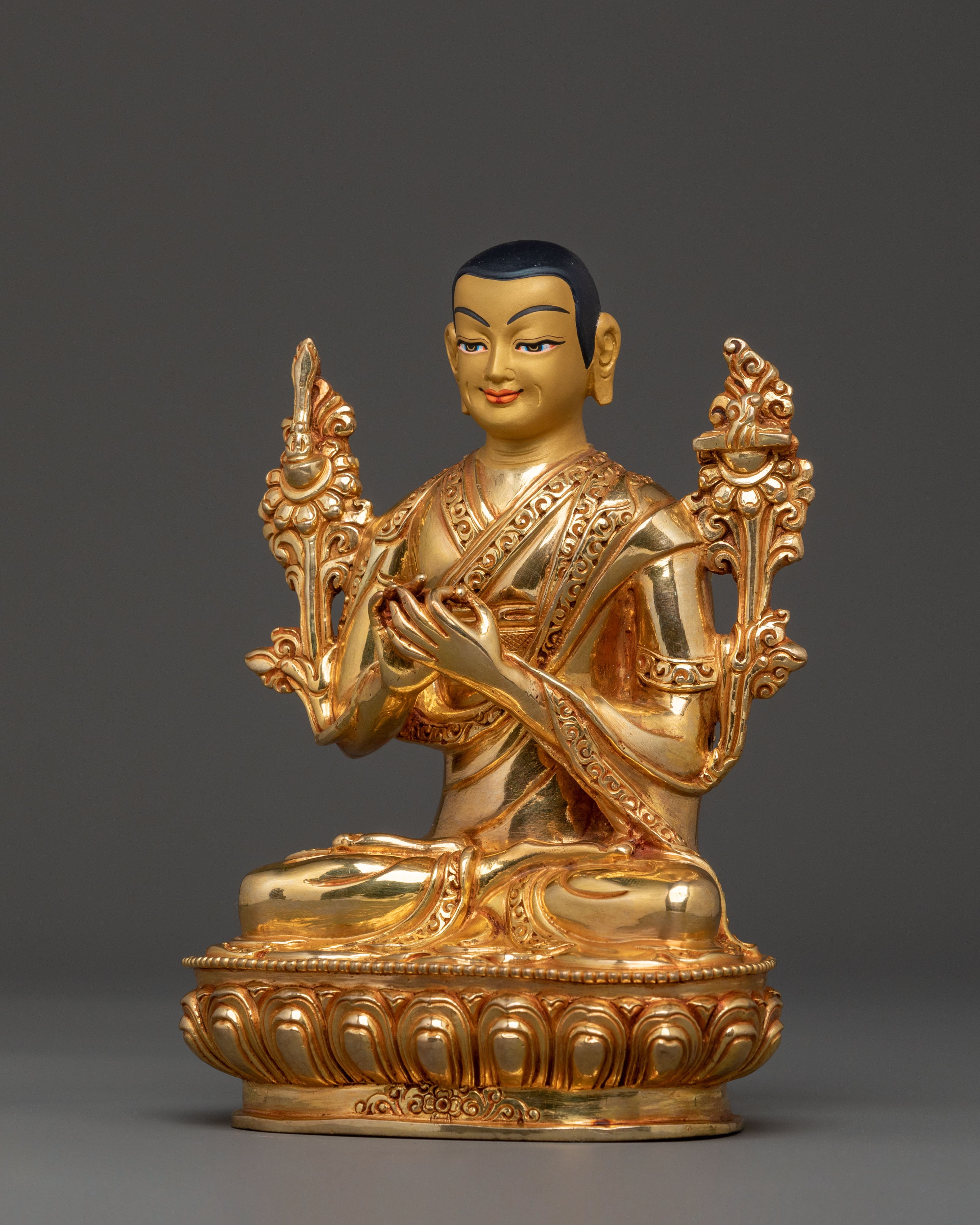 Tsongkhapa with Disciples Statue Set