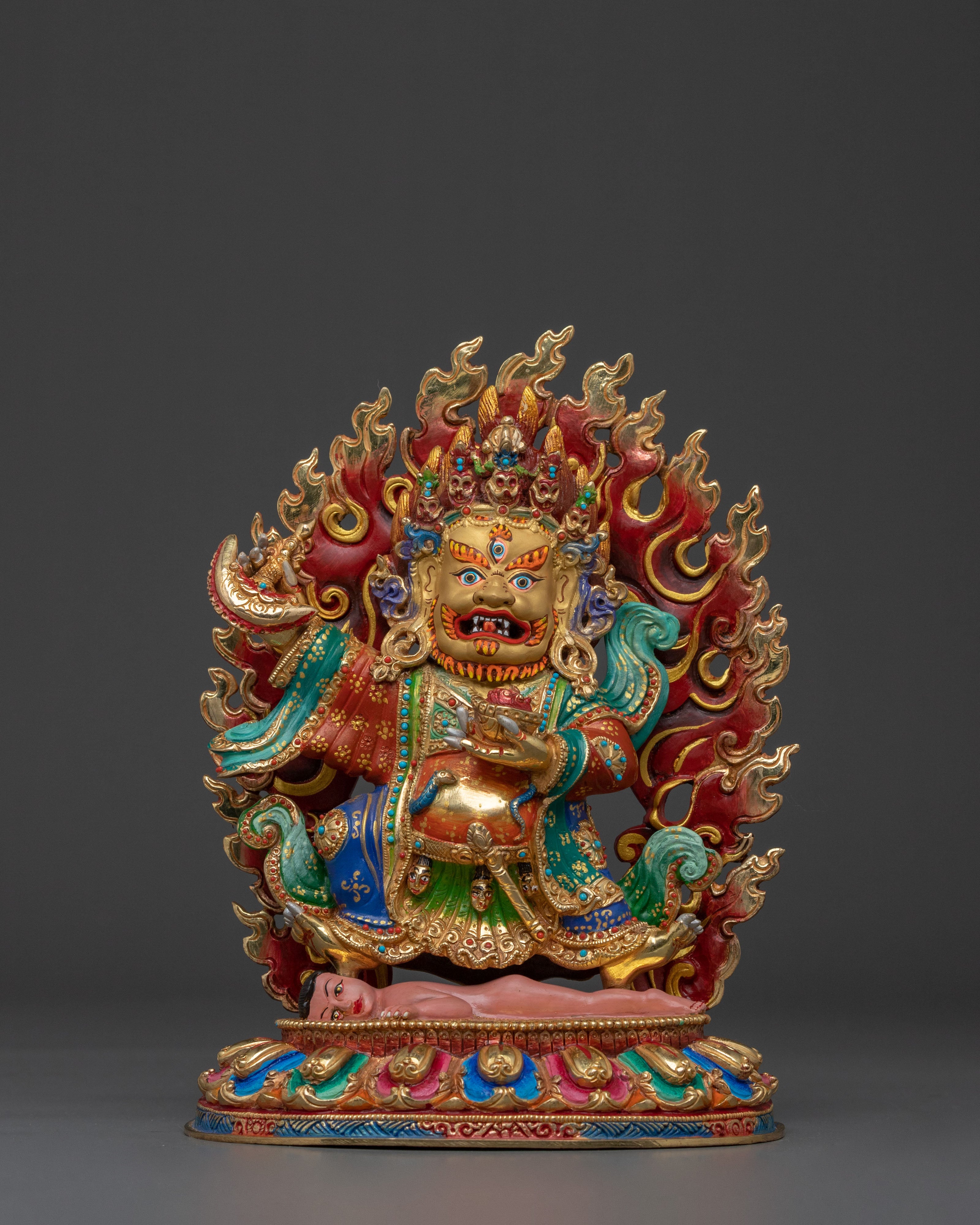 Mahakala Bernakchen Sculpture | Fierce Protector