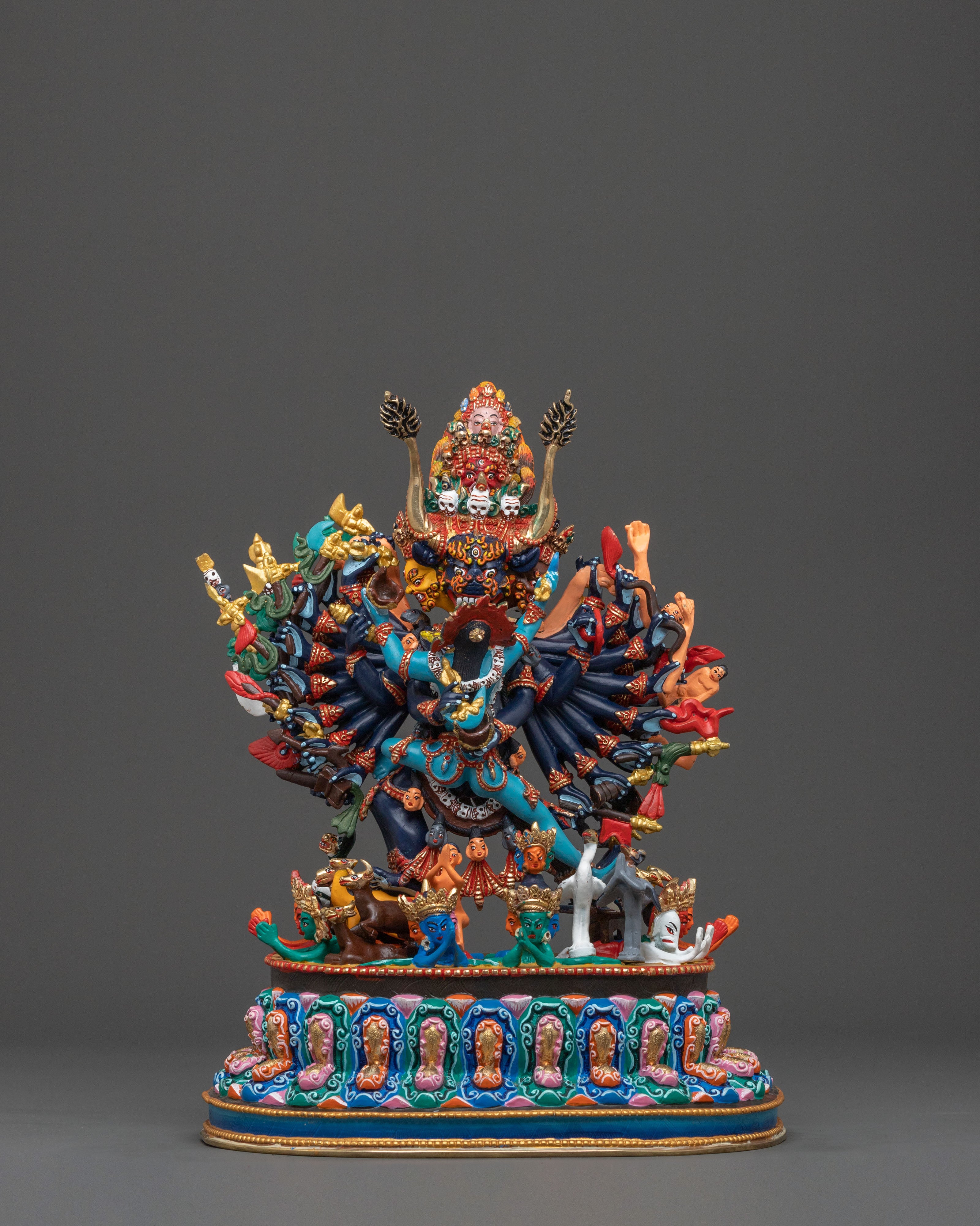 Yamantaka Wrathful Sculpture | Wrathful Guardian of Dharma