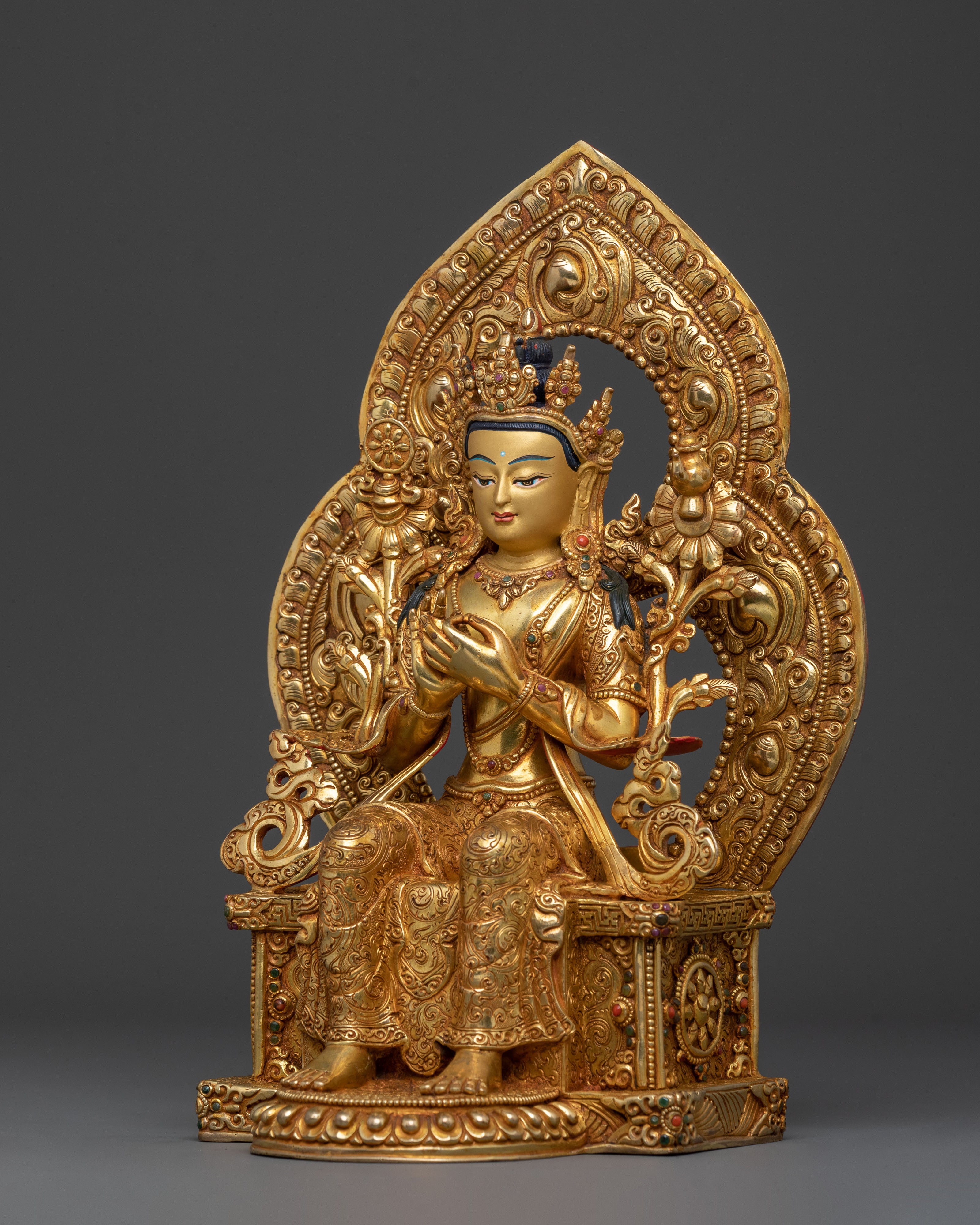 Sacred Statue of Maitreya Buddha | Meditation Altar Decor