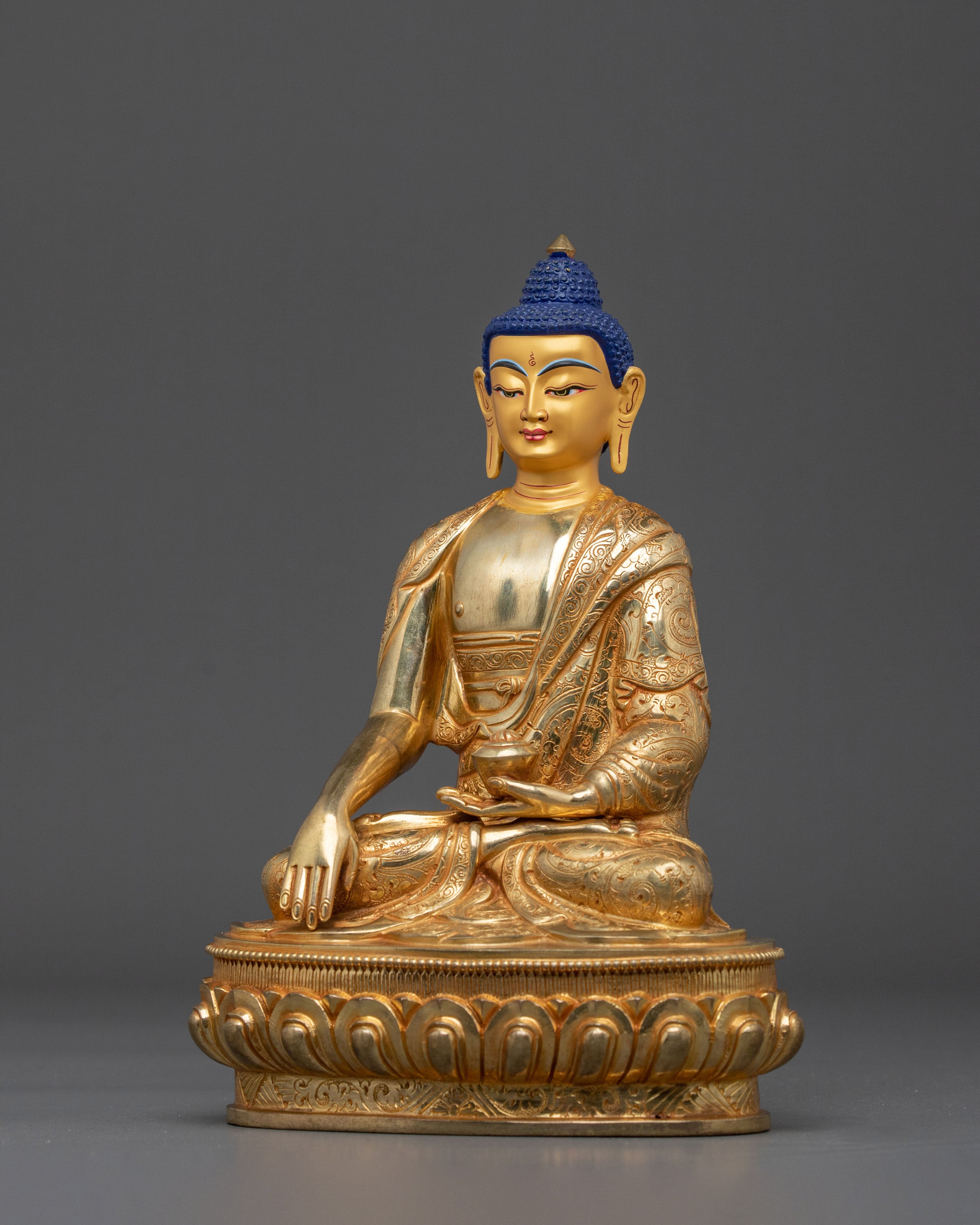 Buddhist Altar Decor Shakyamuni Sacred Statue