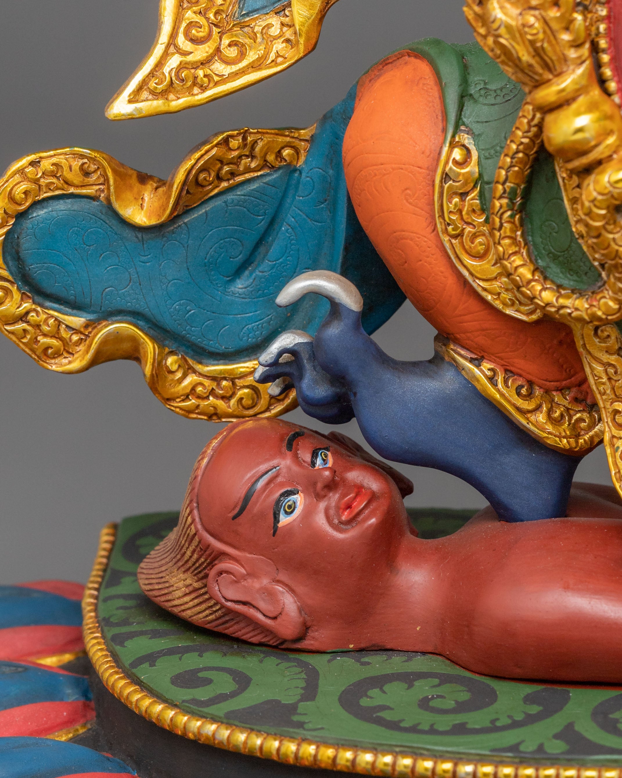 Handmade Mahakala Bernakchen Sculpture | Home Decor