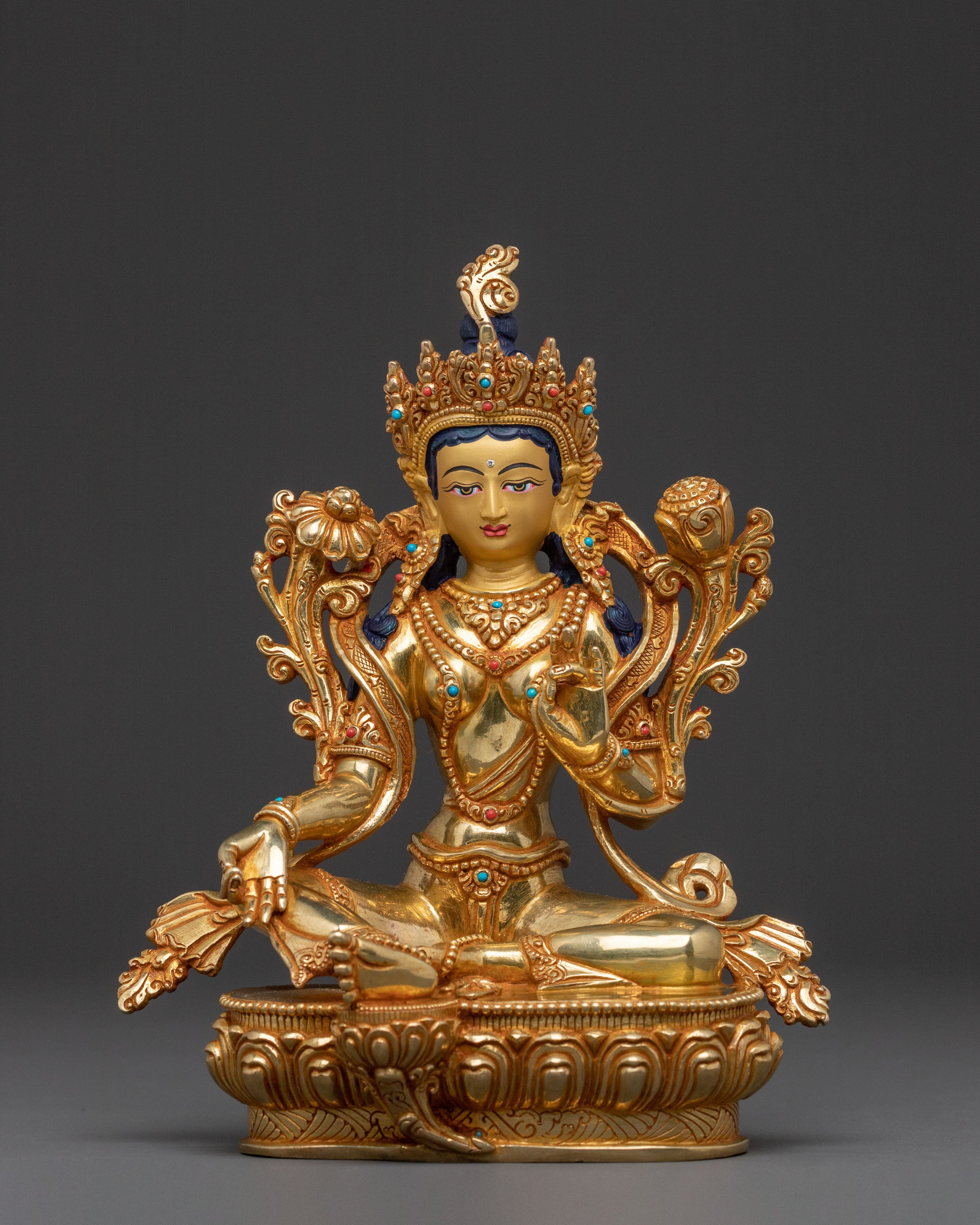  Green Tara Statue