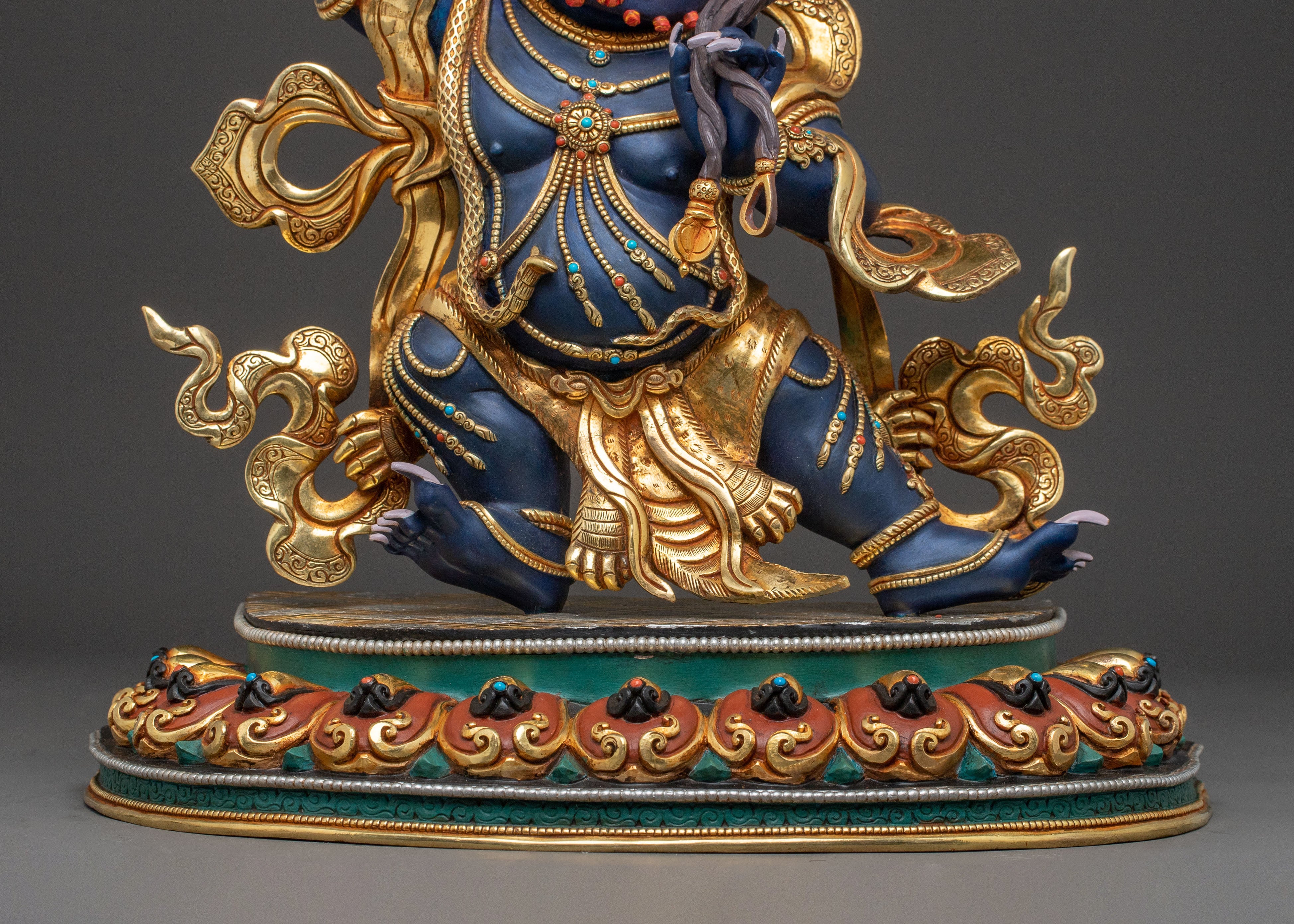 Divine Vajrapani Statue | Powerful Tibetan Guardian Deity