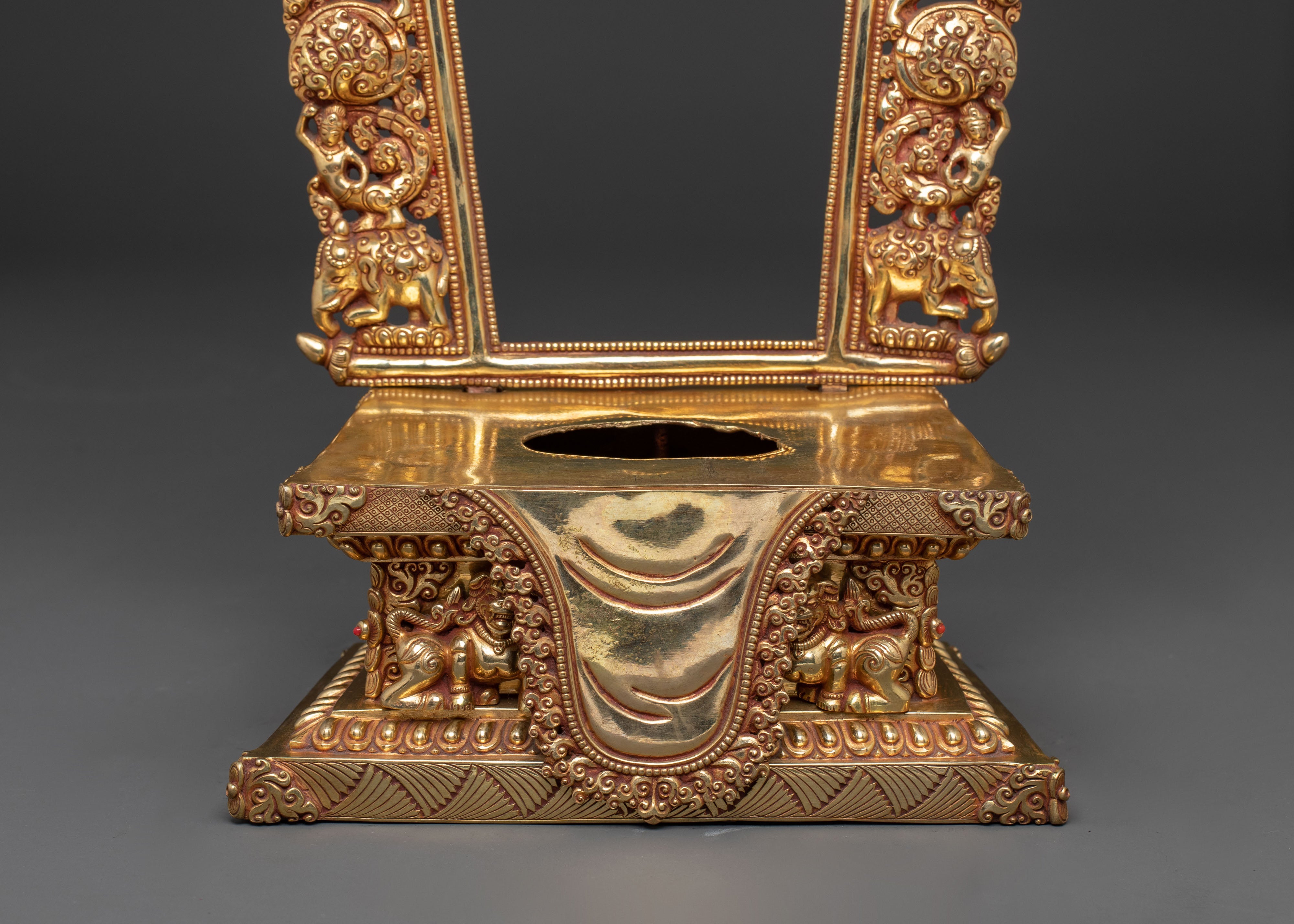 Sacred Throne for Buddhist Statues | Devotion, Protection, & Altar Display