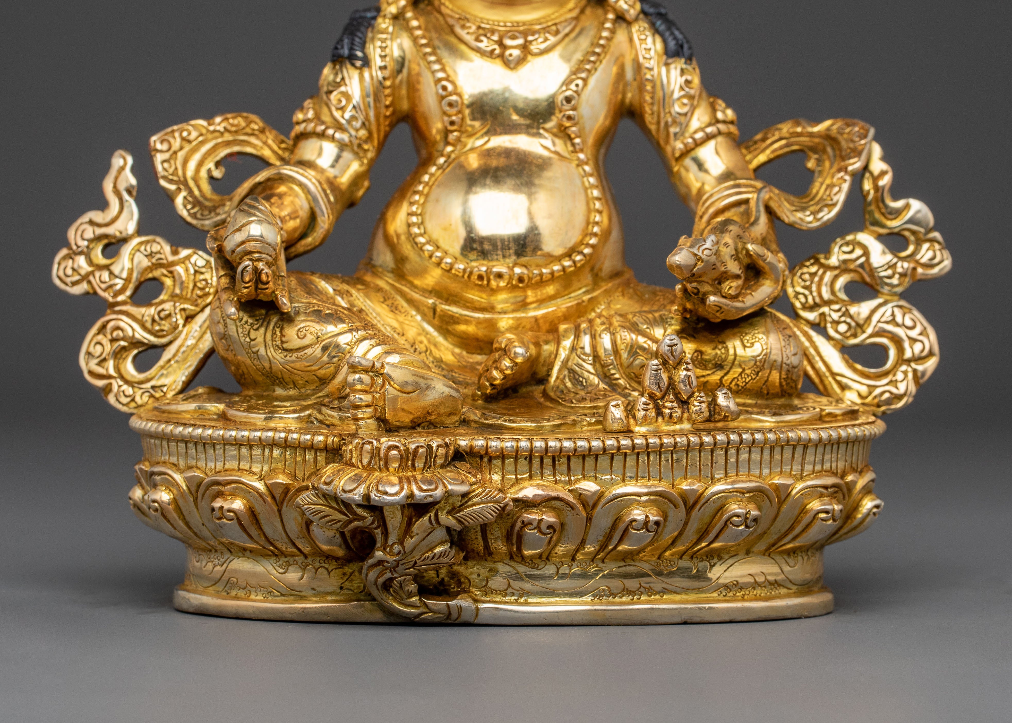 Dzambhala Abundance Statue | Meditational Decor